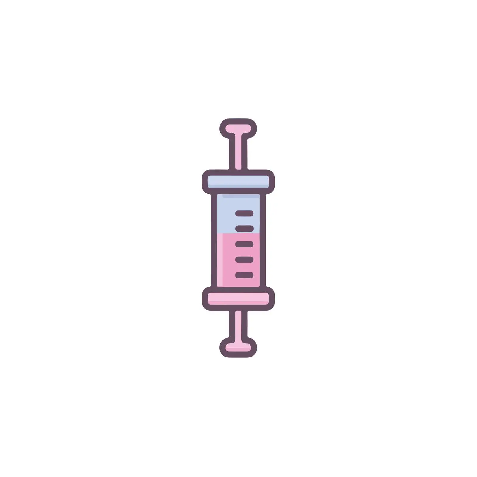 Flat Minimal Syringe Icon — free download from Dotvec
