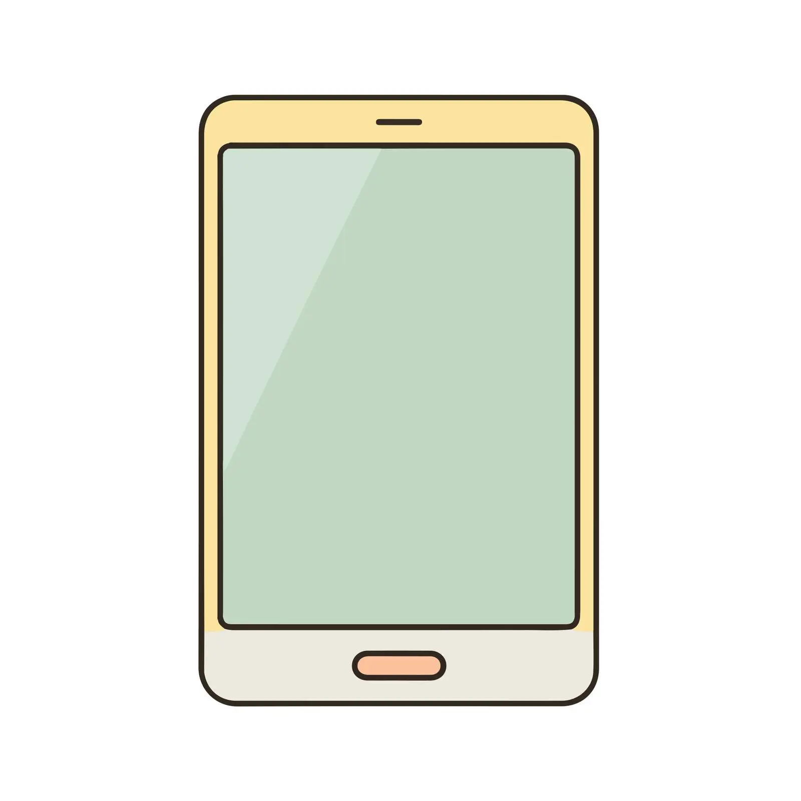 Clean Tablet UI Icon Design — free download from Dotvec