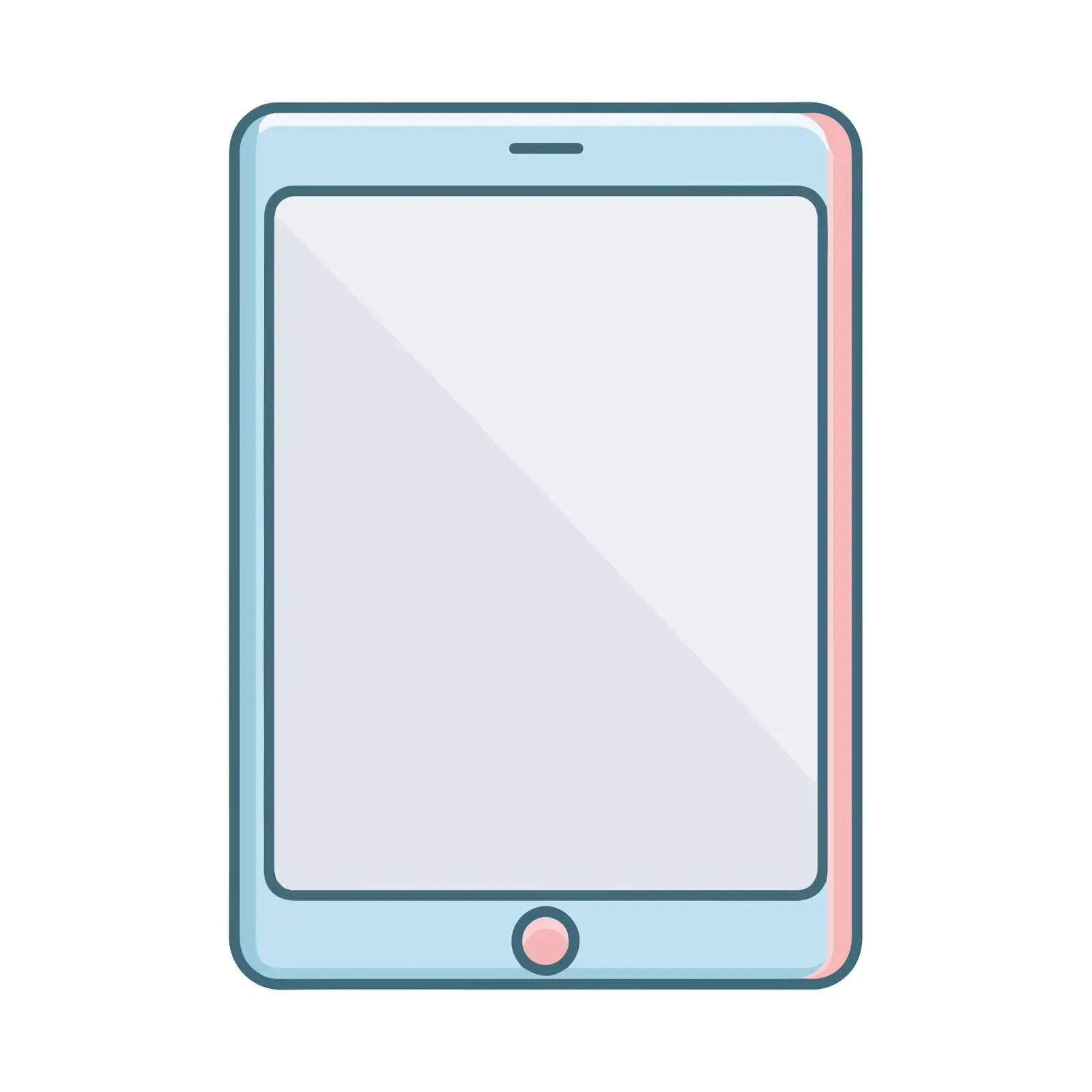 Tablet Clean UI Icon Design — free download from Dotvec