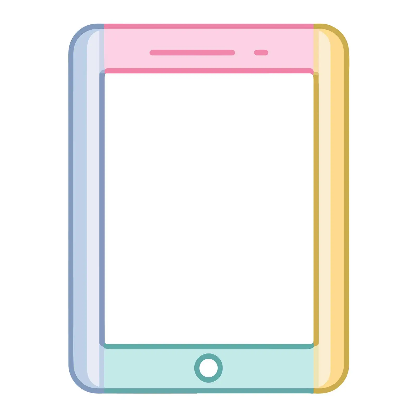 Geometric Tablet Icon — free download from Dotvec