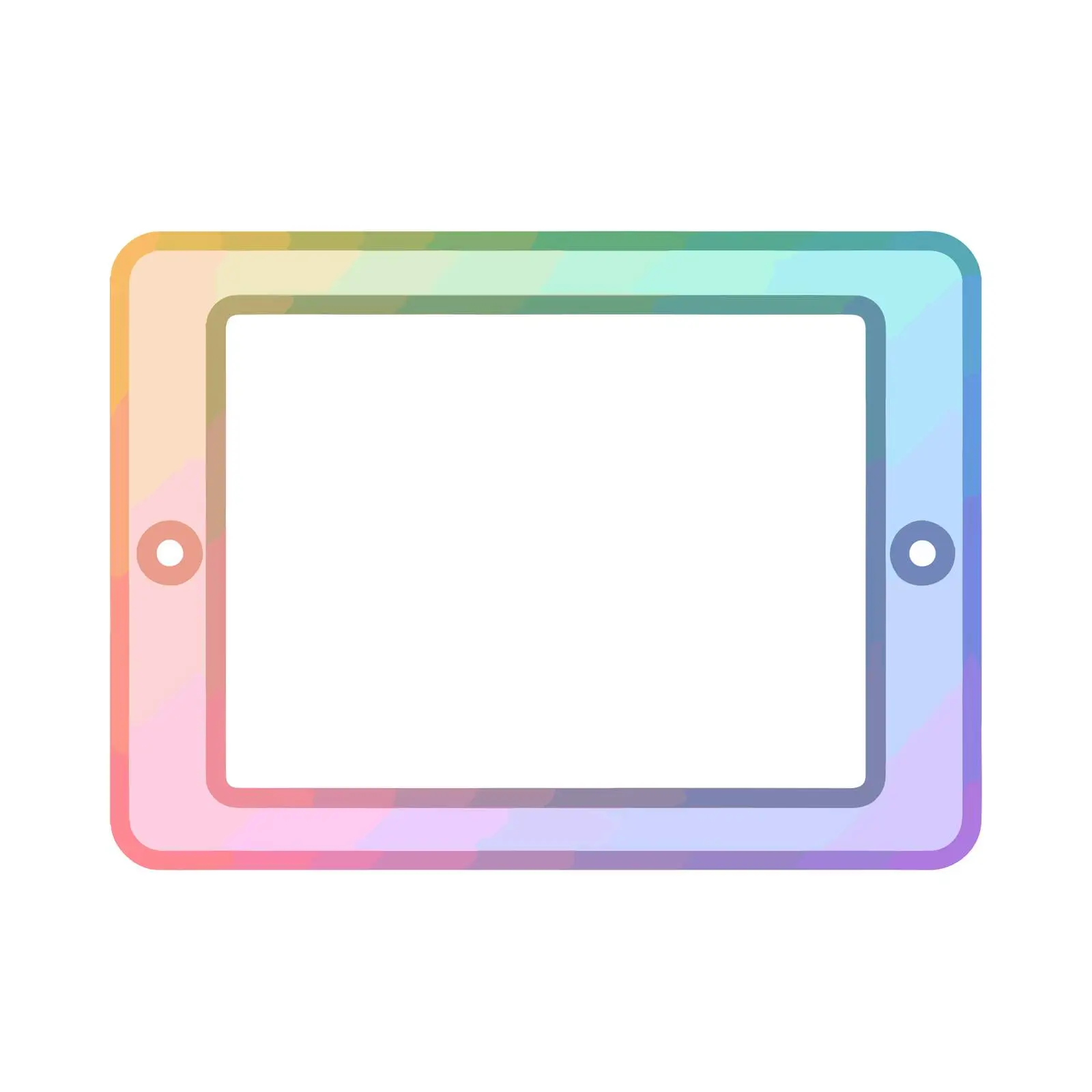 Geometric Tablet Icon — free download from Dotvec