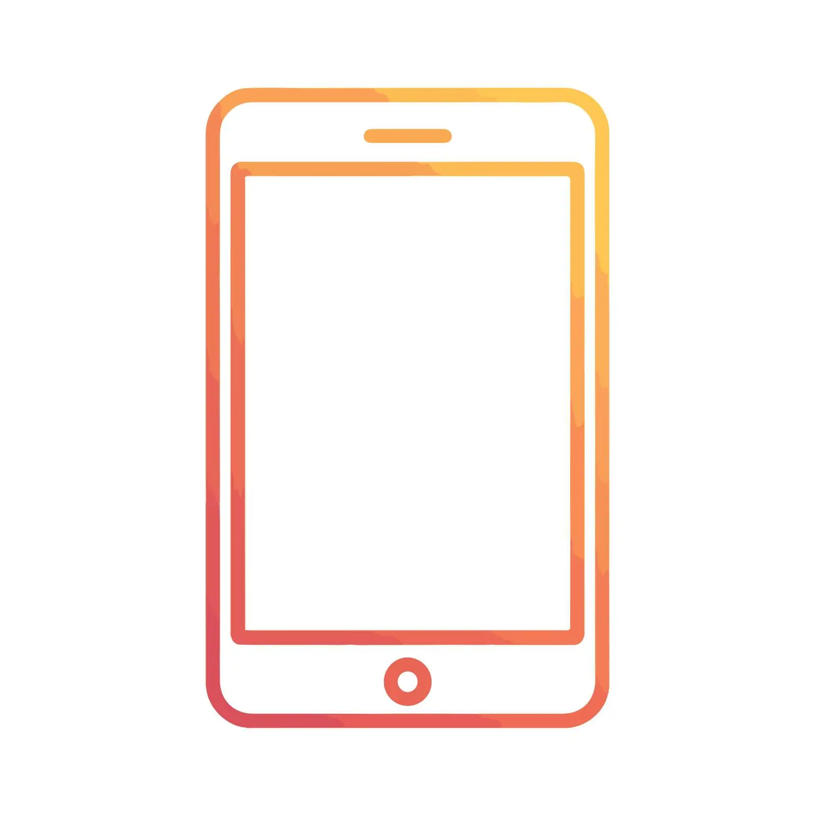 Minimal Tablet Icon Design — free download from Dotvec