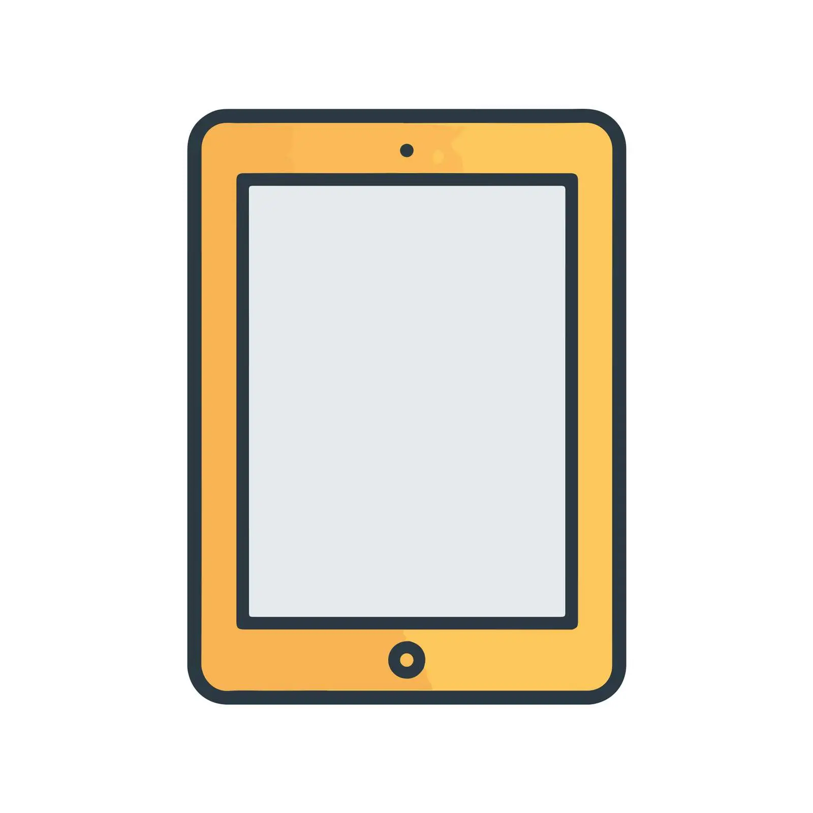 Minimal Tablet Icon Design — free download from Dotvec
