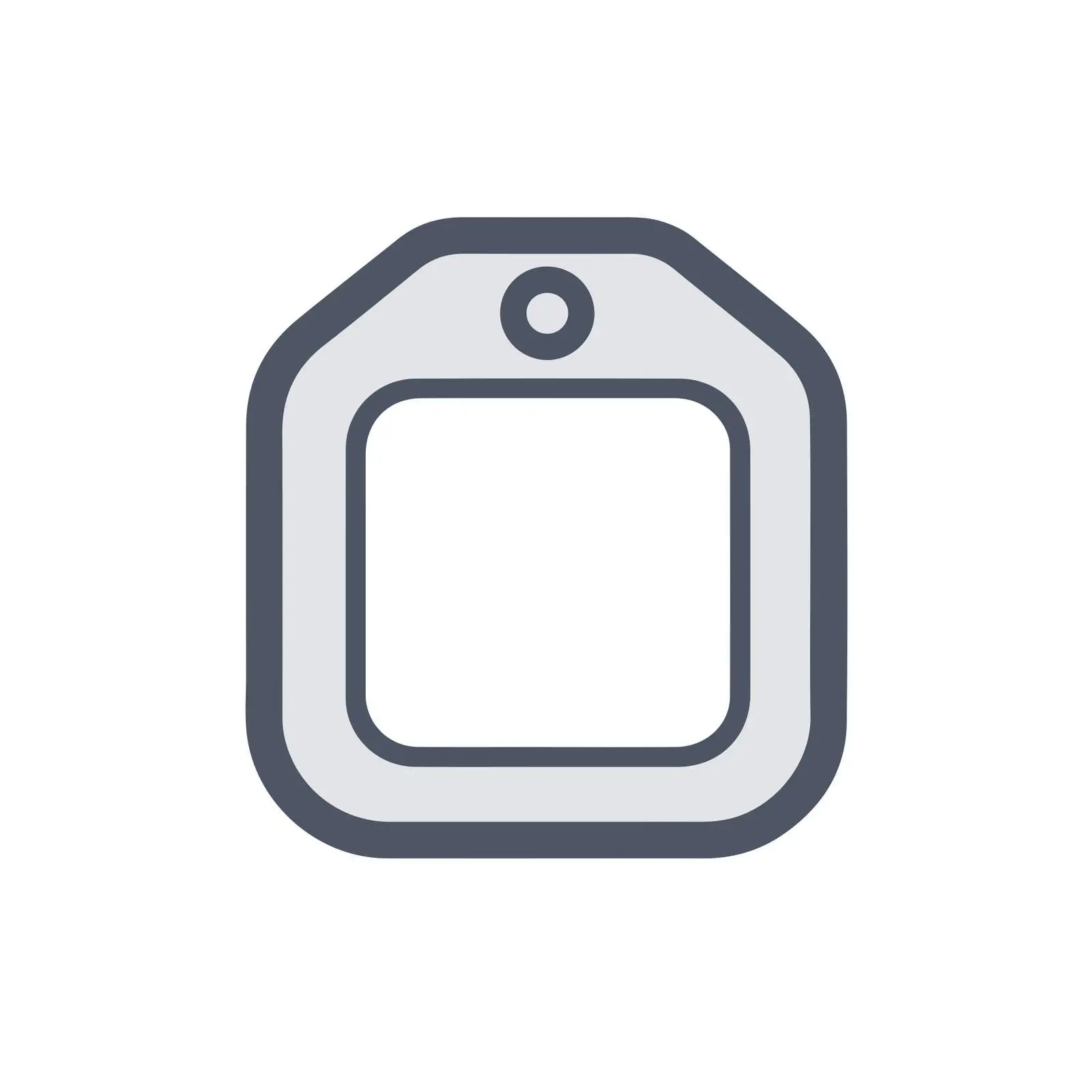 Clean UI Outline Tag Icon — free download from Dotvec