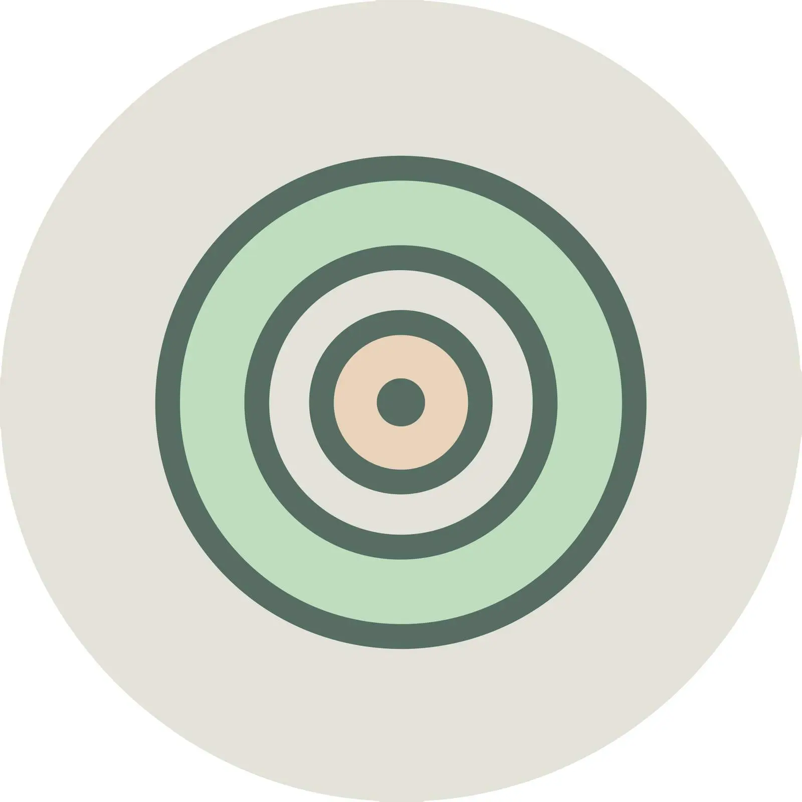 Outline Target Icon Design — free download from Dotvec