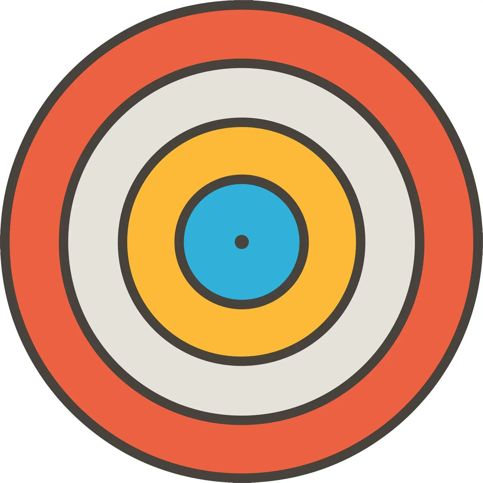 Clean UI Target Icon — free download from Dotvec