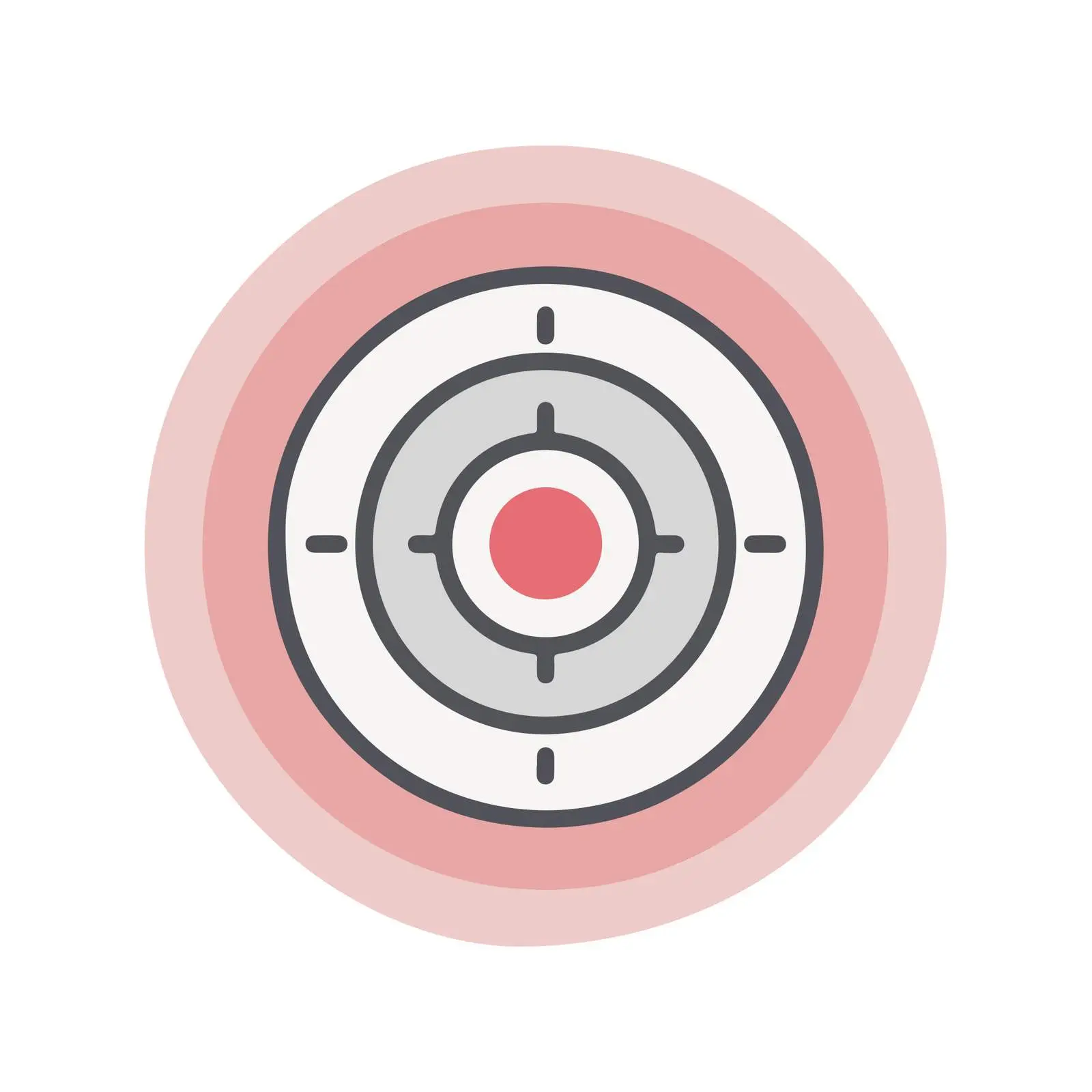 Minimalist Target Icon — free download from Dotvec
