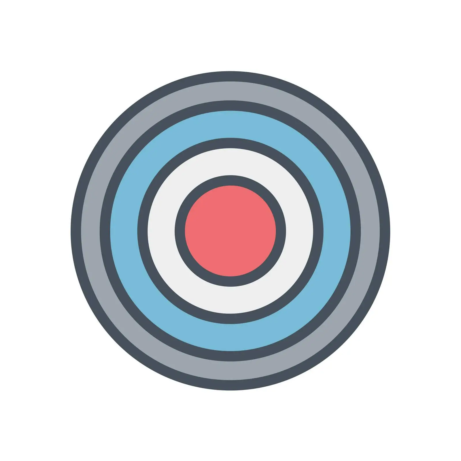 Minimalist Bullseye Icon — free download from Dotvec