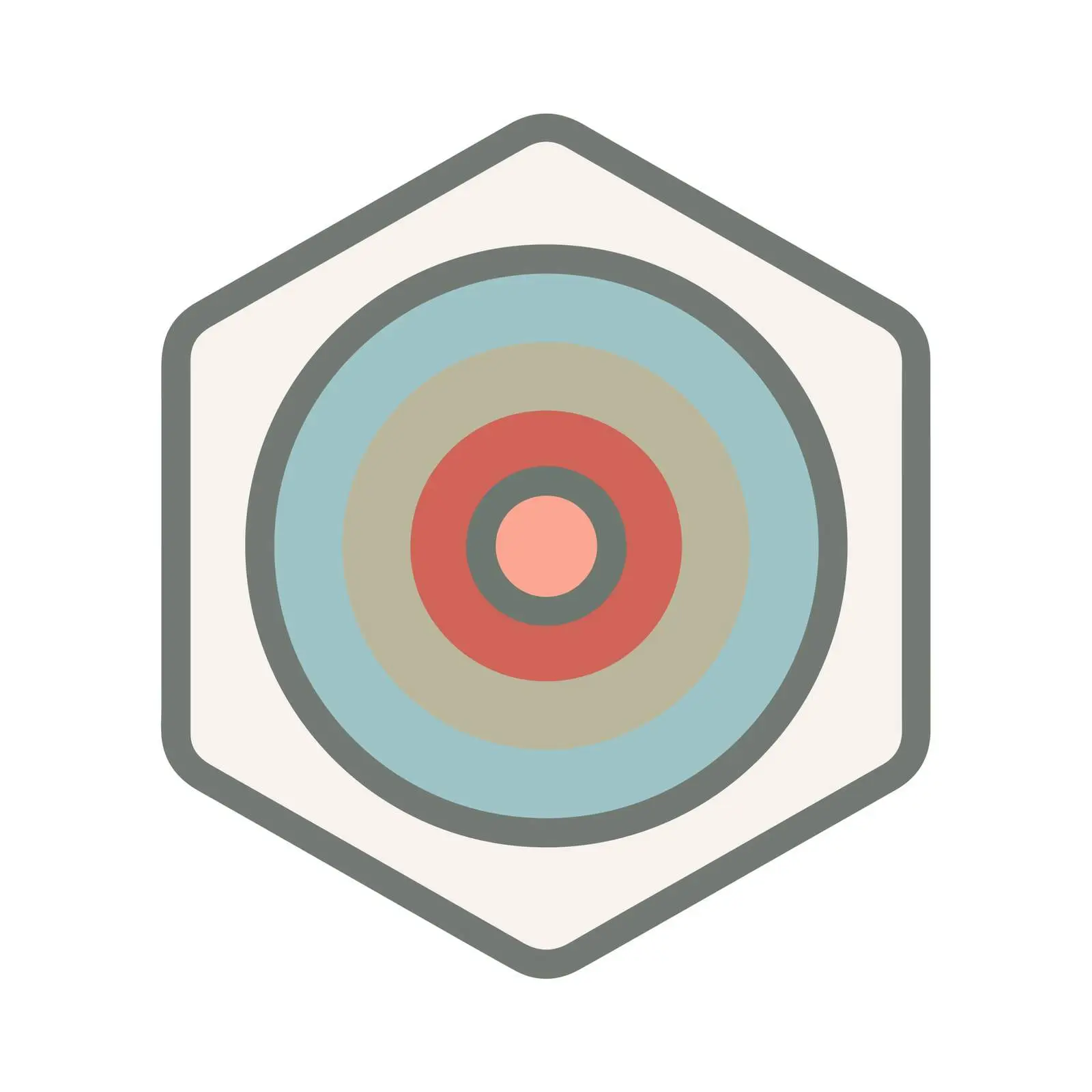 Outline Target Icon — free download from Dotvec