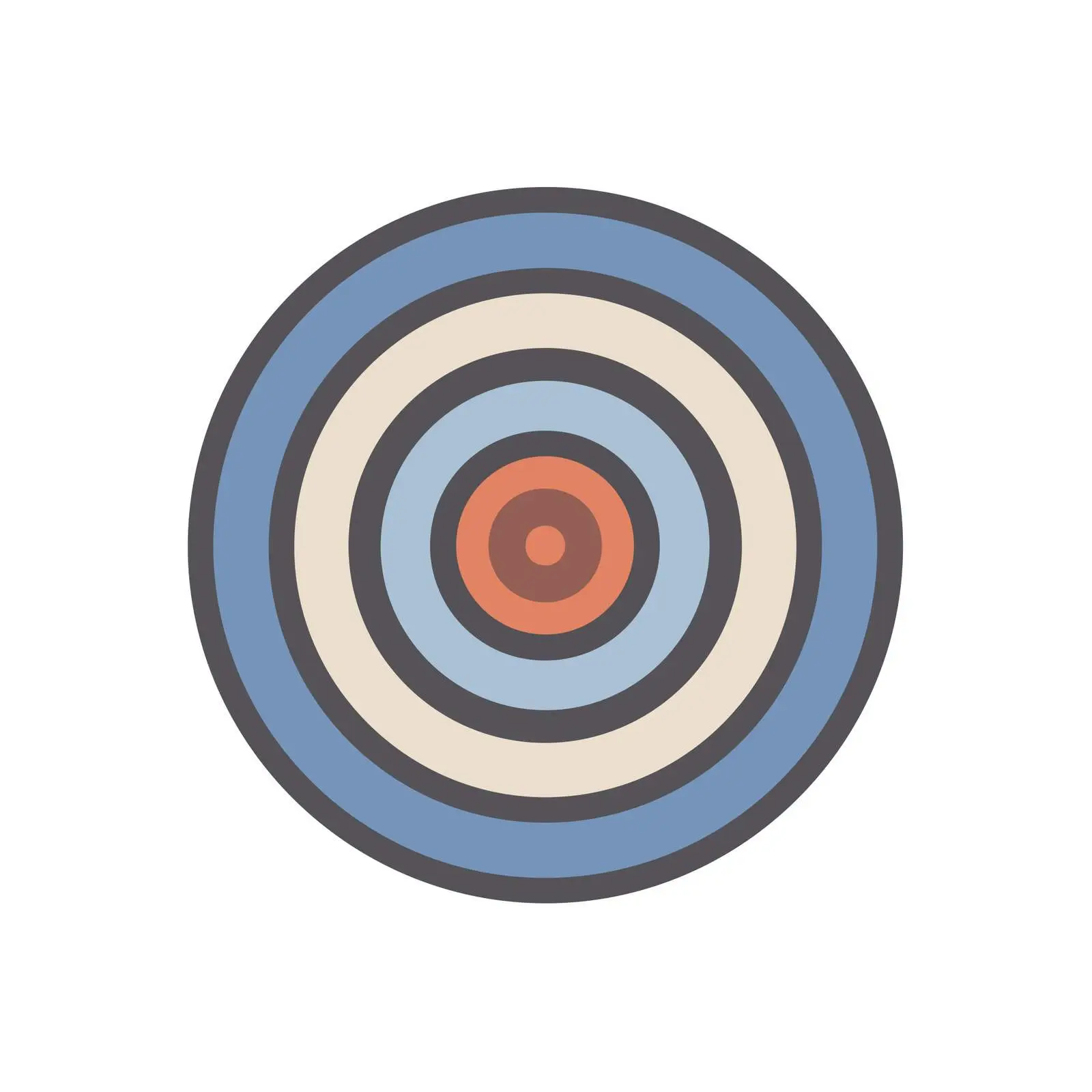 Outline Target Icon Design — free download from Dotvec