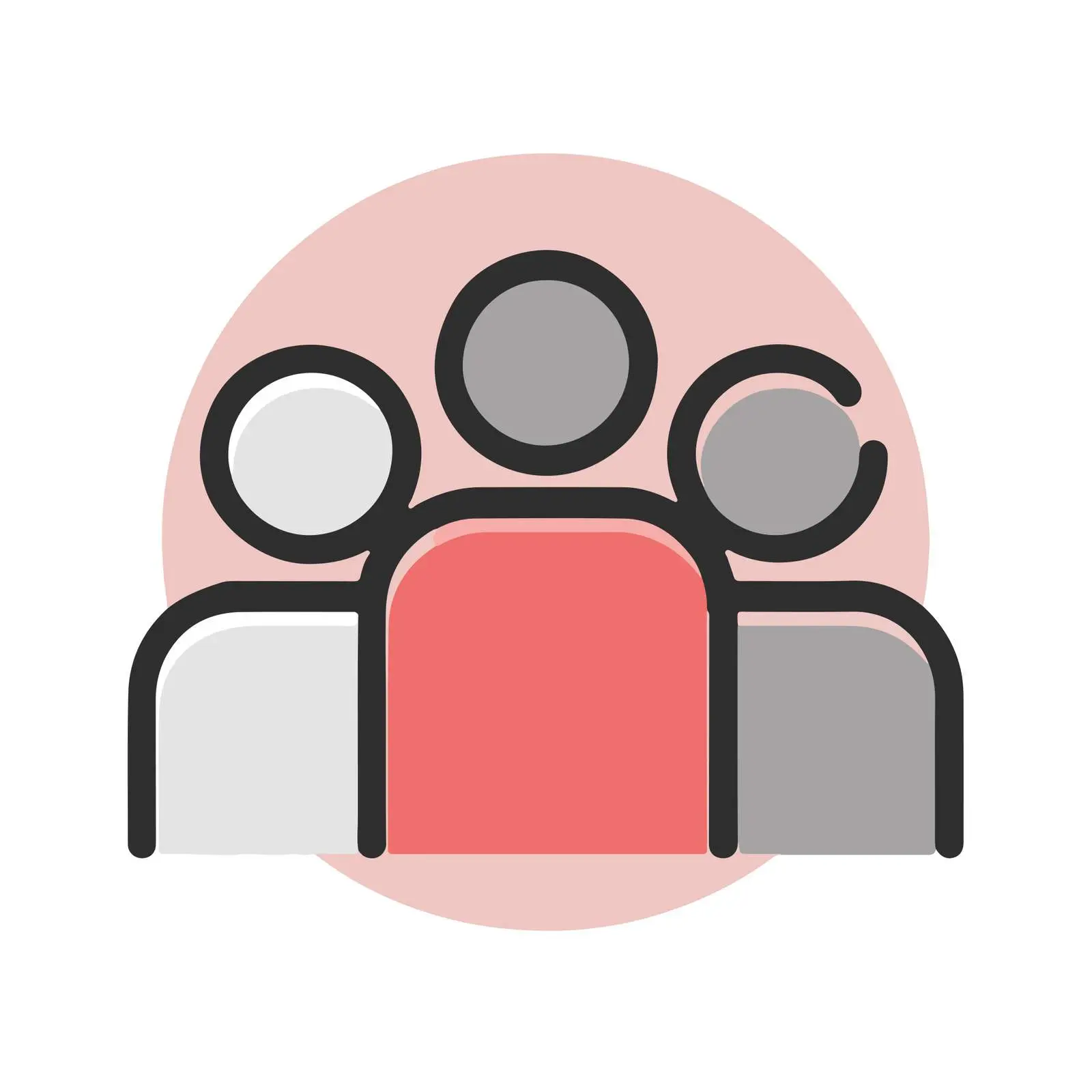 Outline Team Icon Design — free download from Dotvec