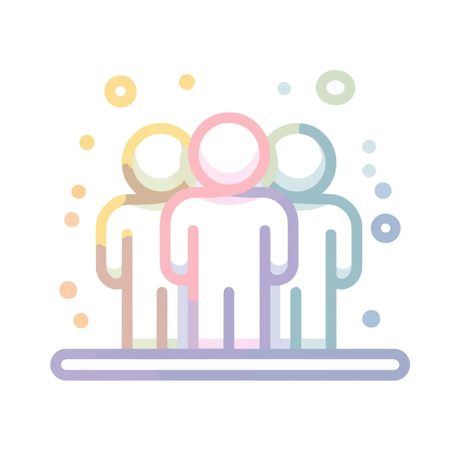 Team Outline Icon Minimalist Vector Style — free download from Dotvec