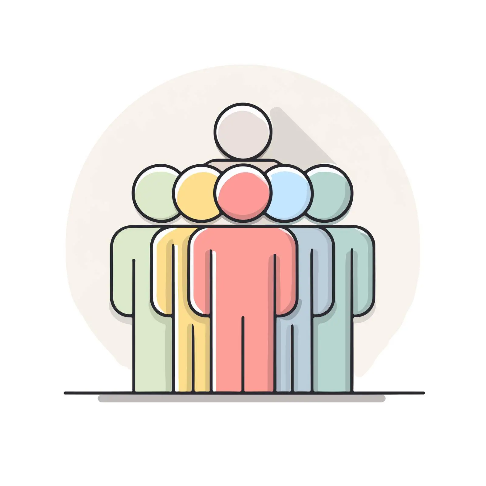 Minimalist Team Icon — free download from Dotvec