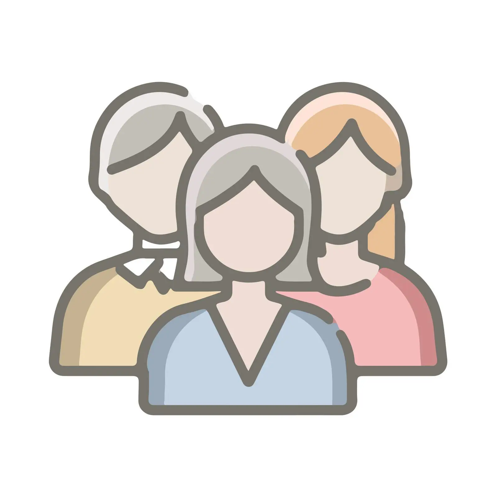 Minimalist Team Icon — free download from Dotvec