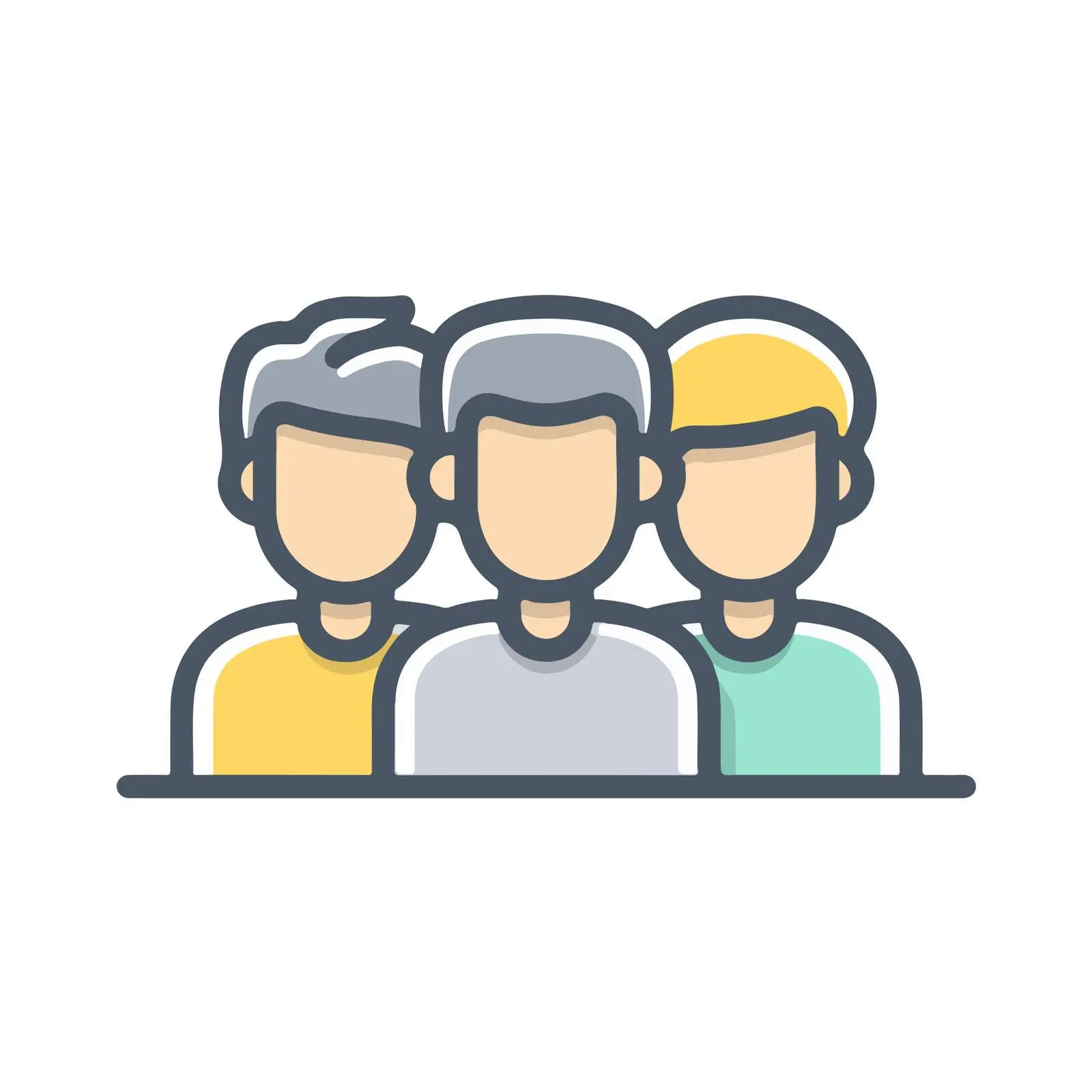Outline Team Icon — free download from Dotvec