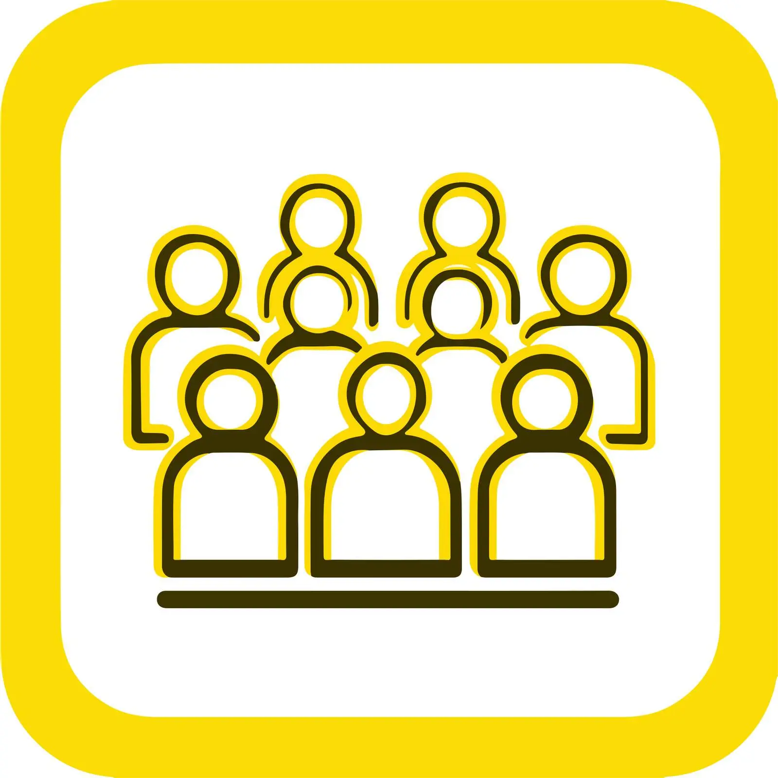 Team Outline Pictogram Icon — free download from Dotvec