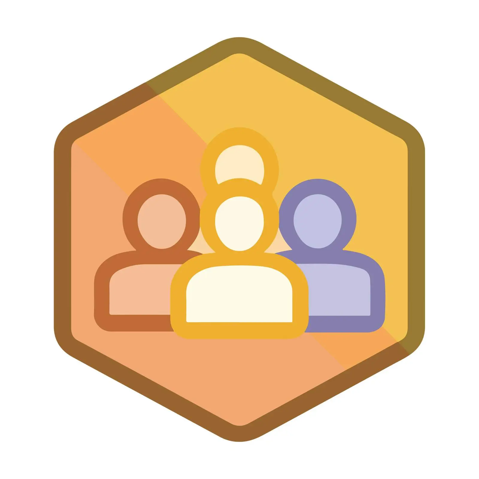 Geometric Team Icon — free download from Dotvec