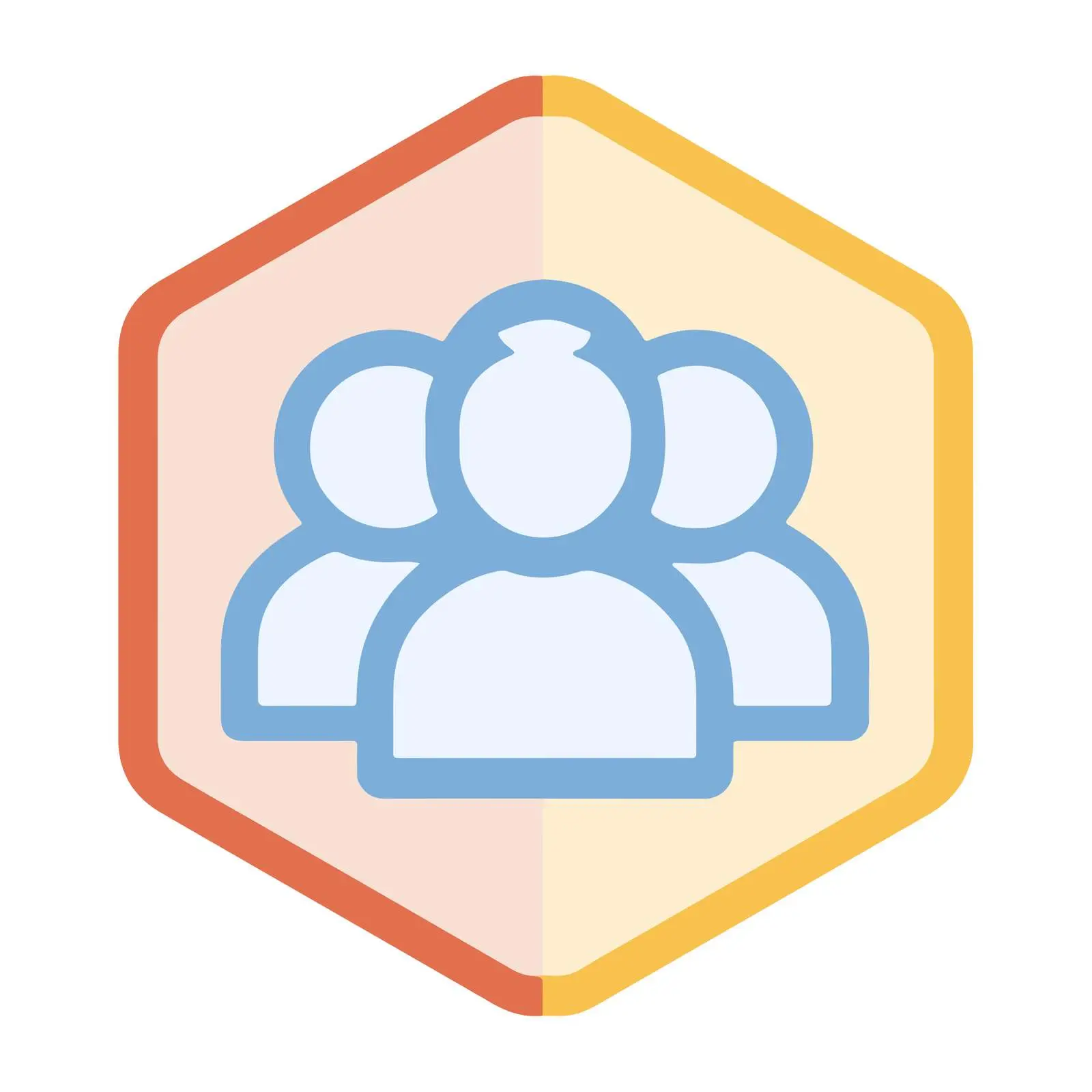 Geometric Team Icon — free download from Dotvec
