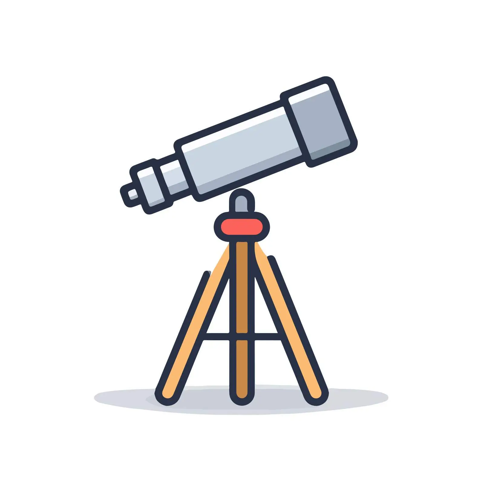 Telescope Icon for Exploration — free download from Dotvec