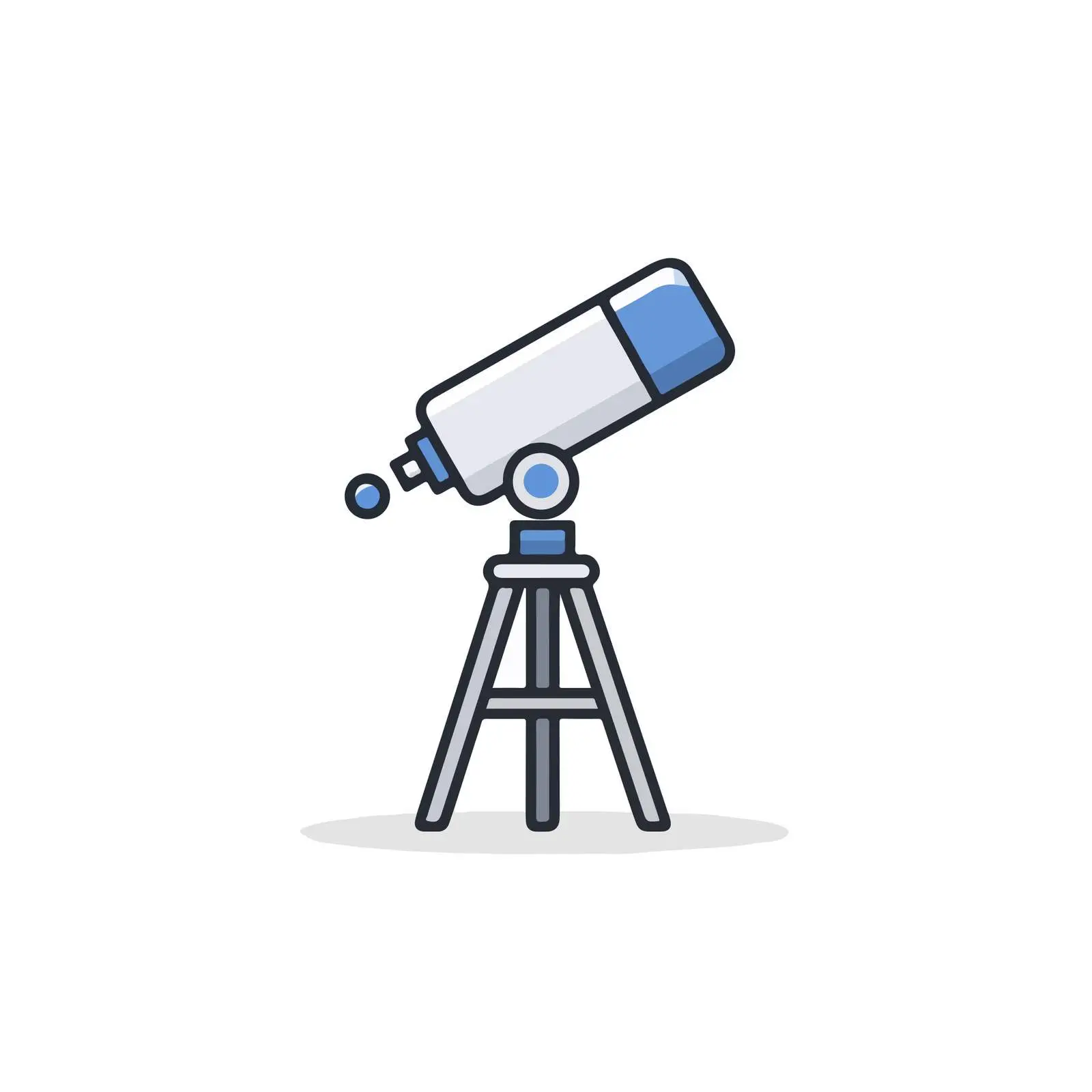 Telescope Outline Icon — free download from Dotvec