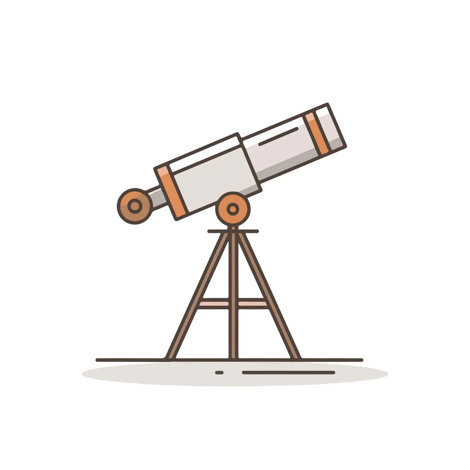 Telescope Icon Design — free download from Dotvec