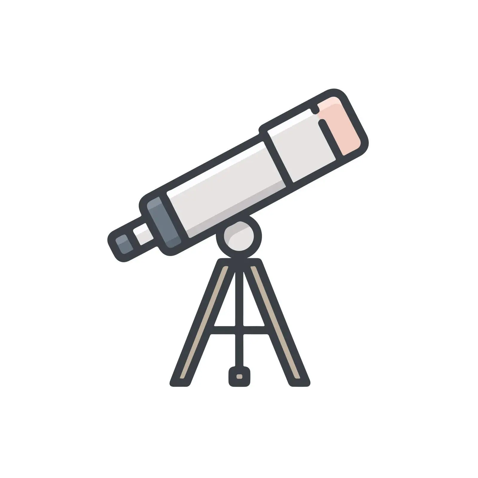 Telescope Icon Design — free download from Dotvec