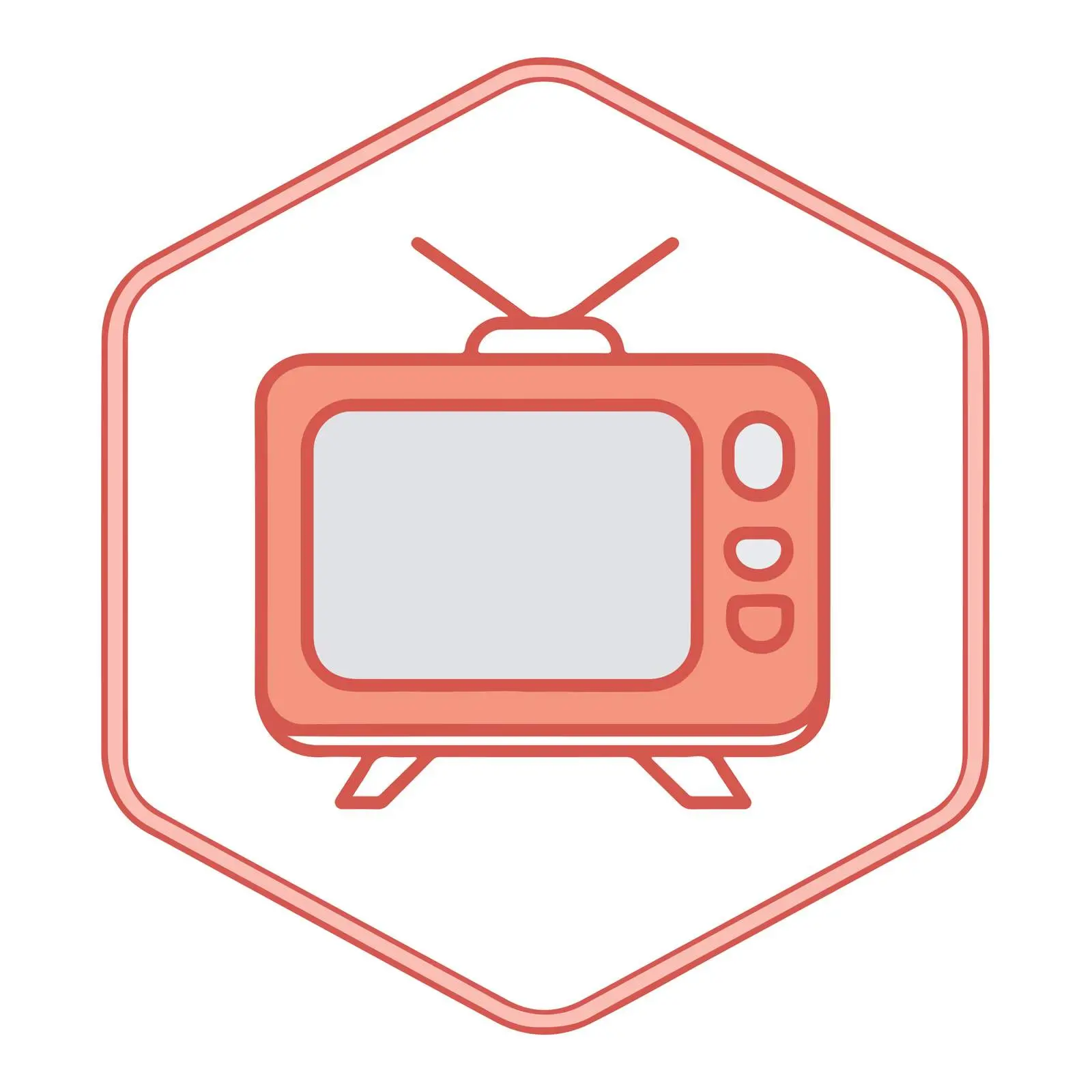 Television Icon Usage — free download from Dotvec