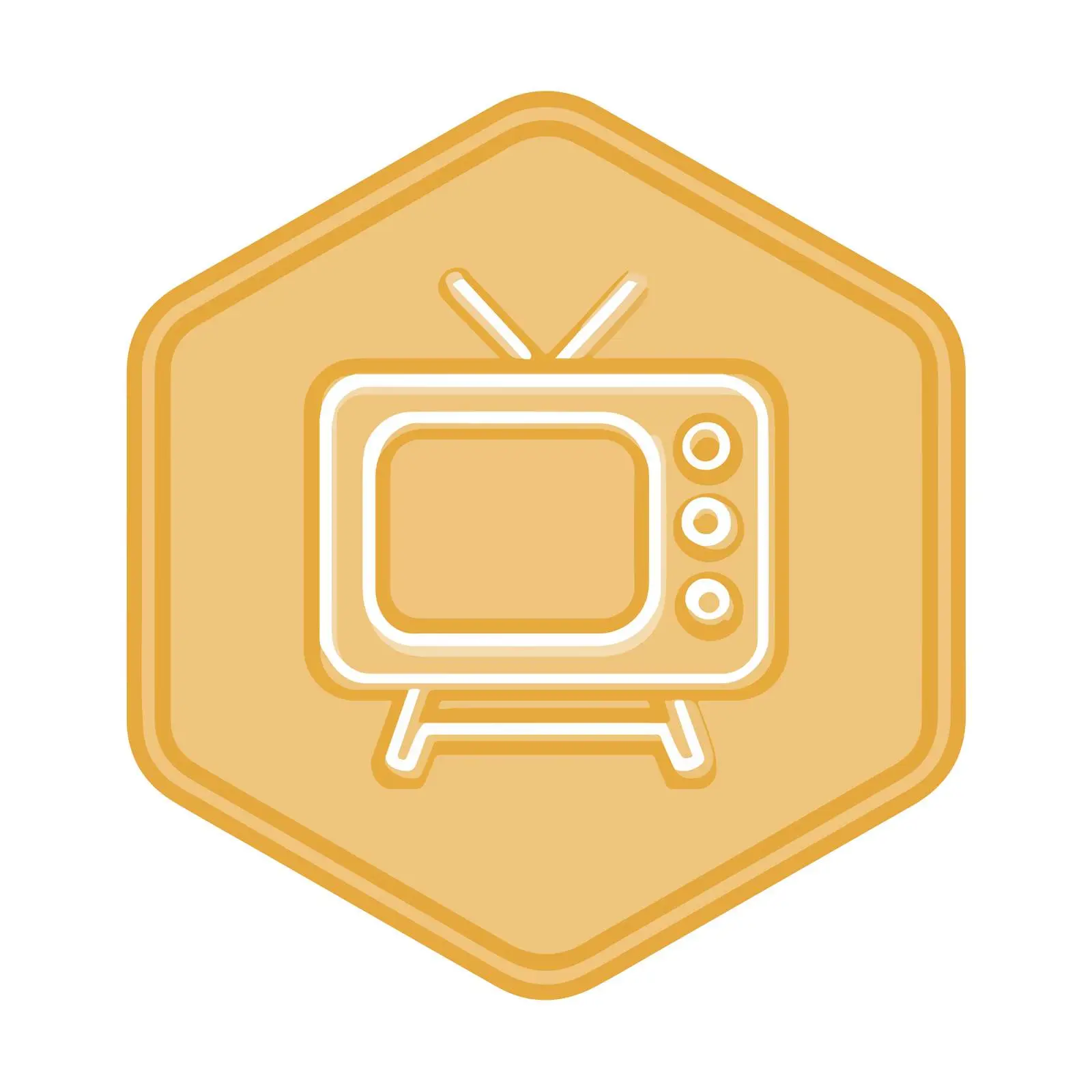 Television Outline Icon — free download from Dotvec