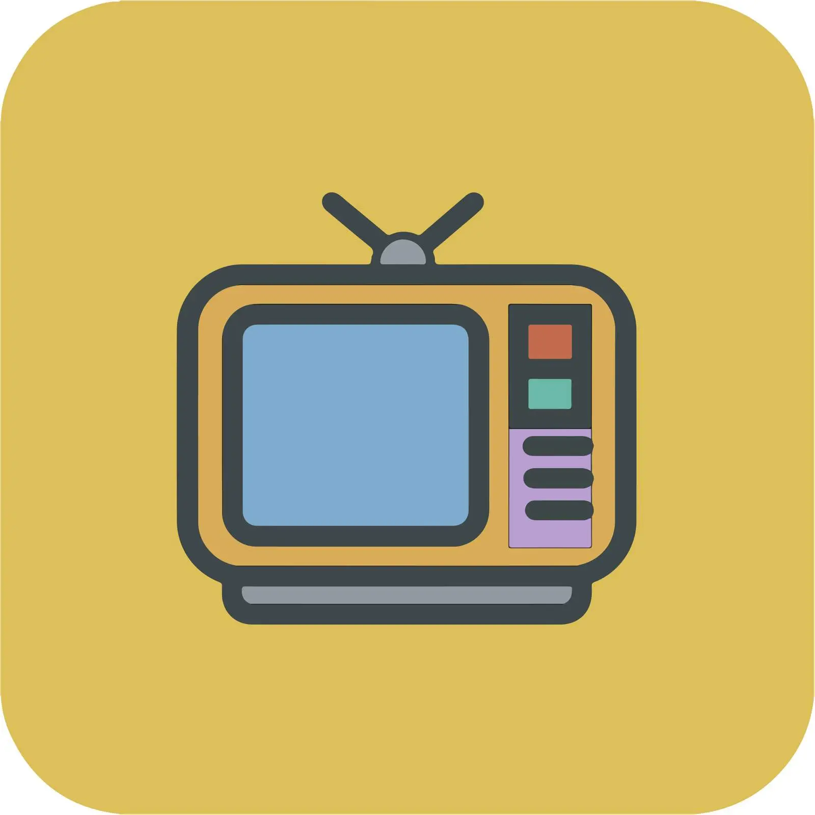 Television Icon Design — free download from Dotvec