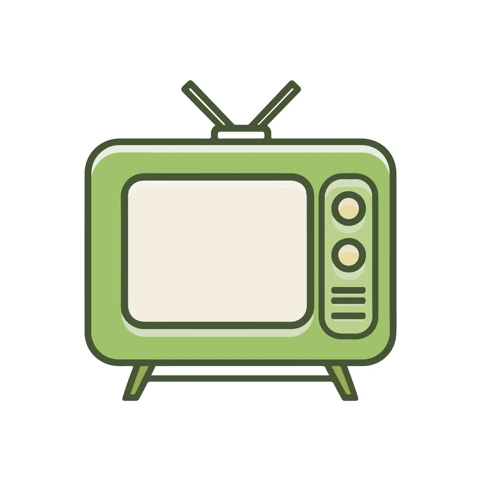 Minimal TV Icon — free download from Dotvec
