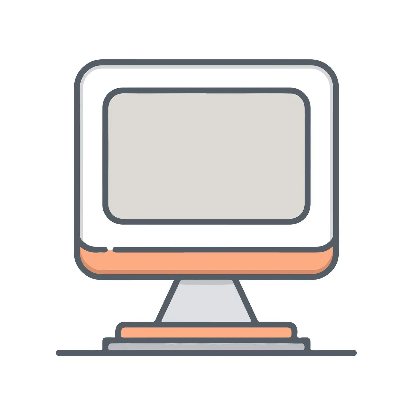 Outline Terminal Monoline Icon Design — free download from Dotvec