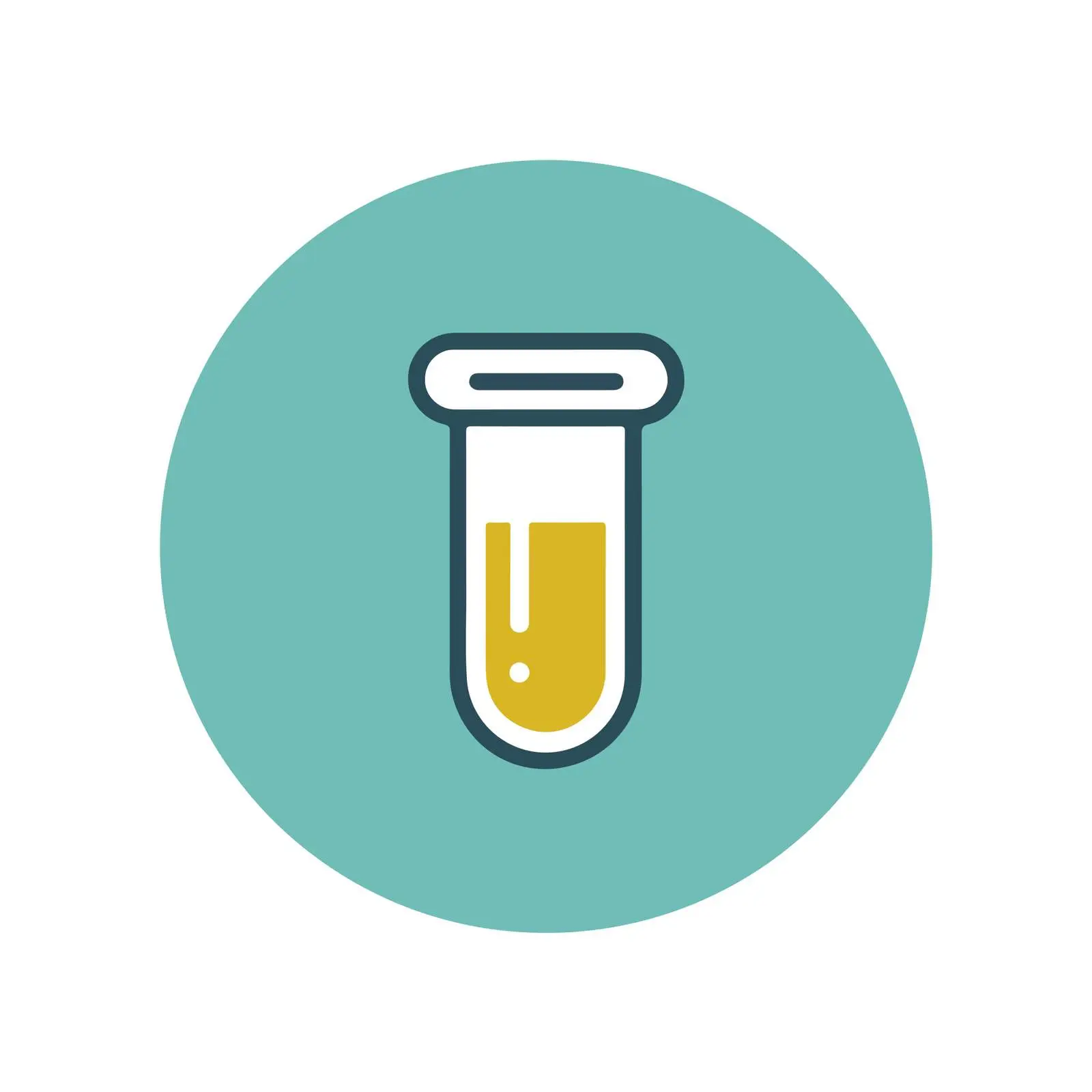 Clean Test Tube Icon Design — free download from Dotvec