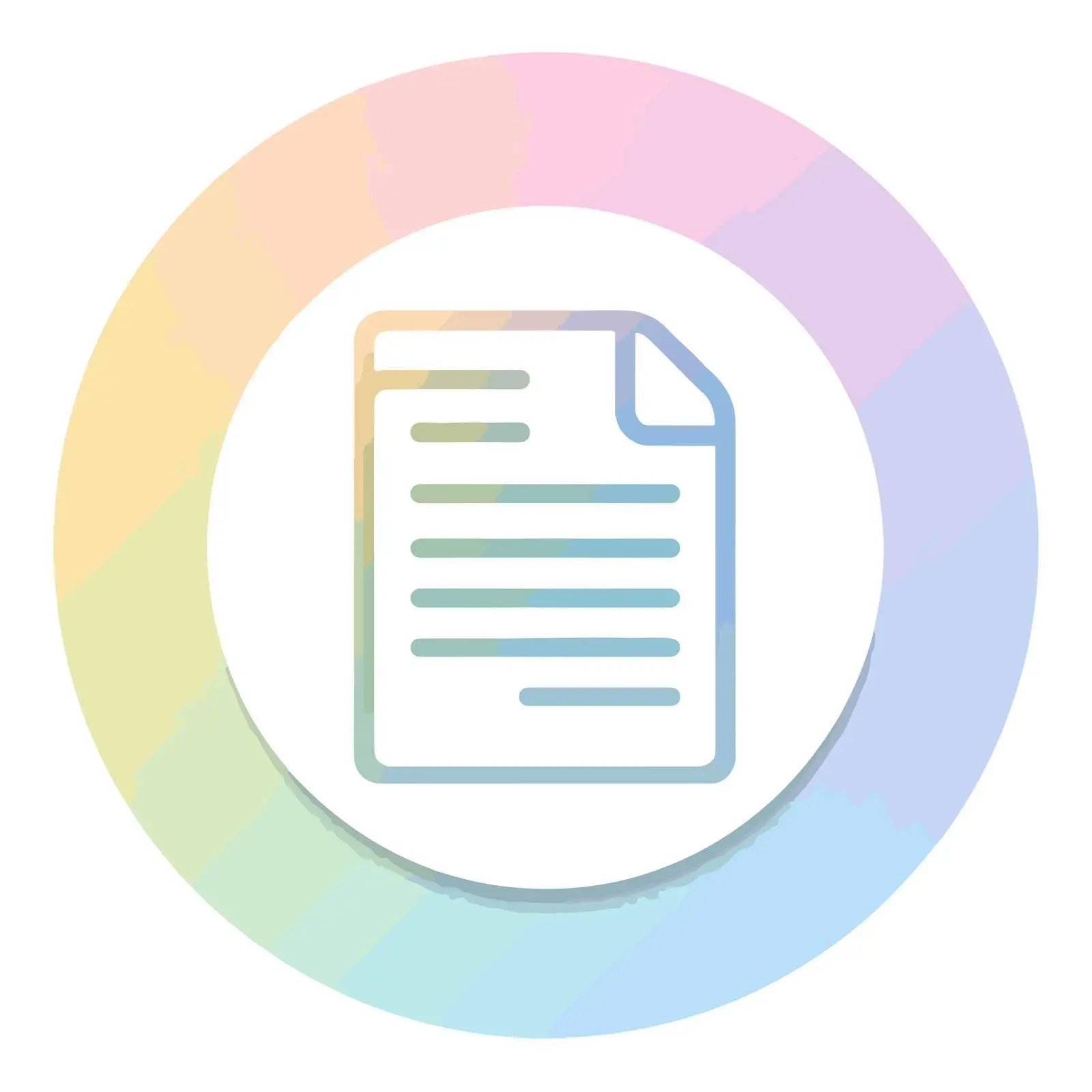 Clean Text File Icon — free download from Dotvec