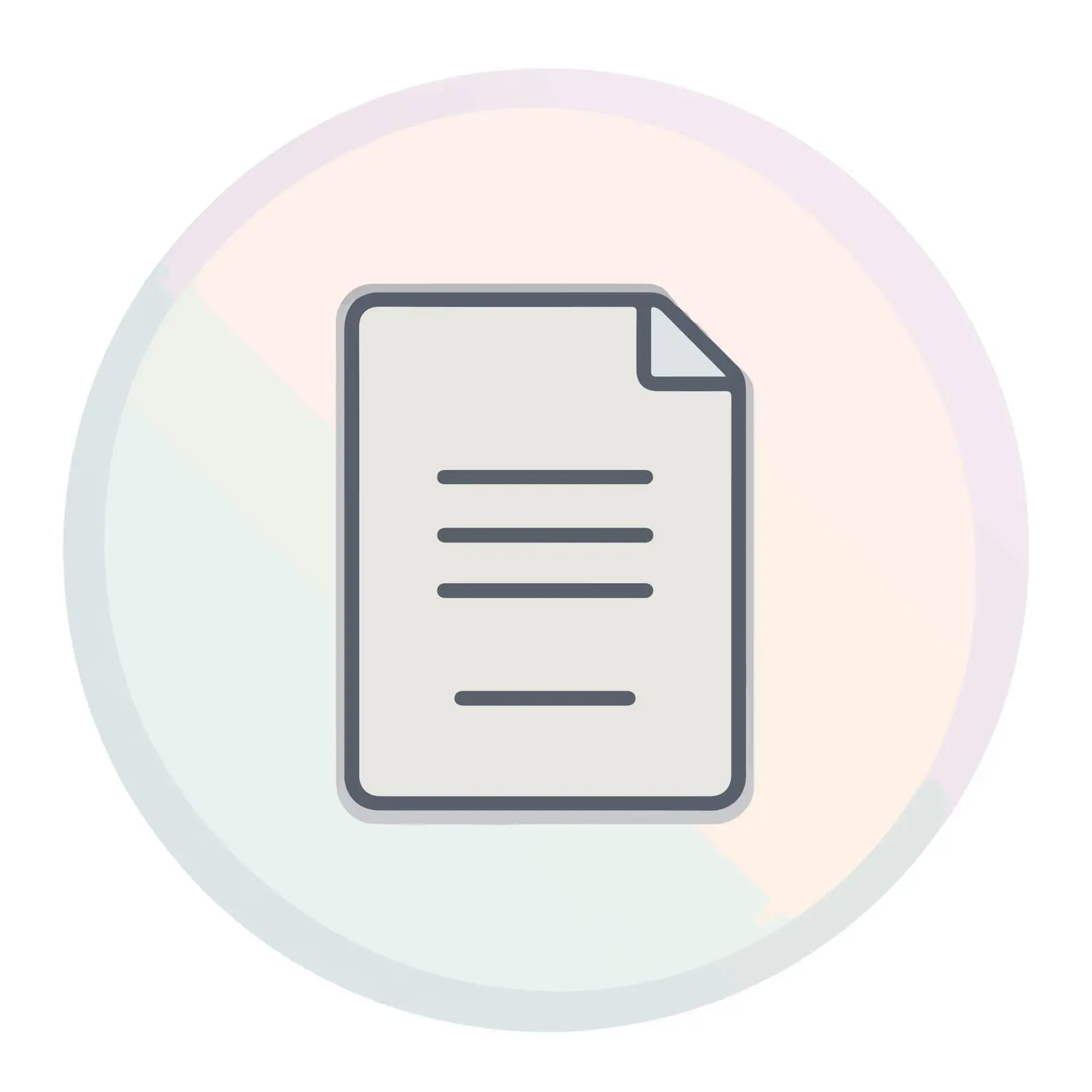 Clean Text File Icon — free download from Dotvec