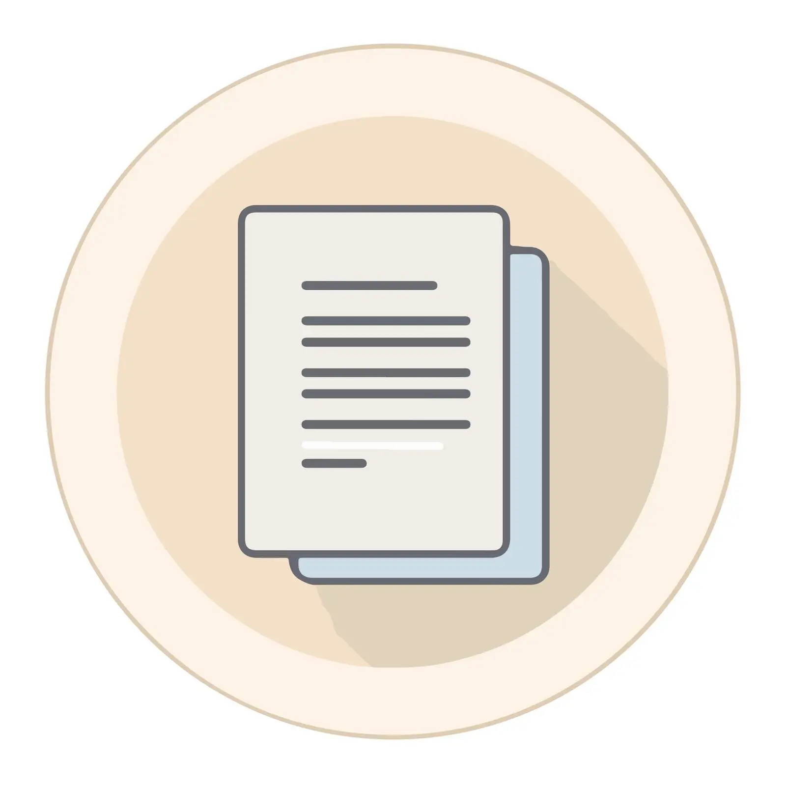 Clean Text File Icon UI Design — free download from Dotvec