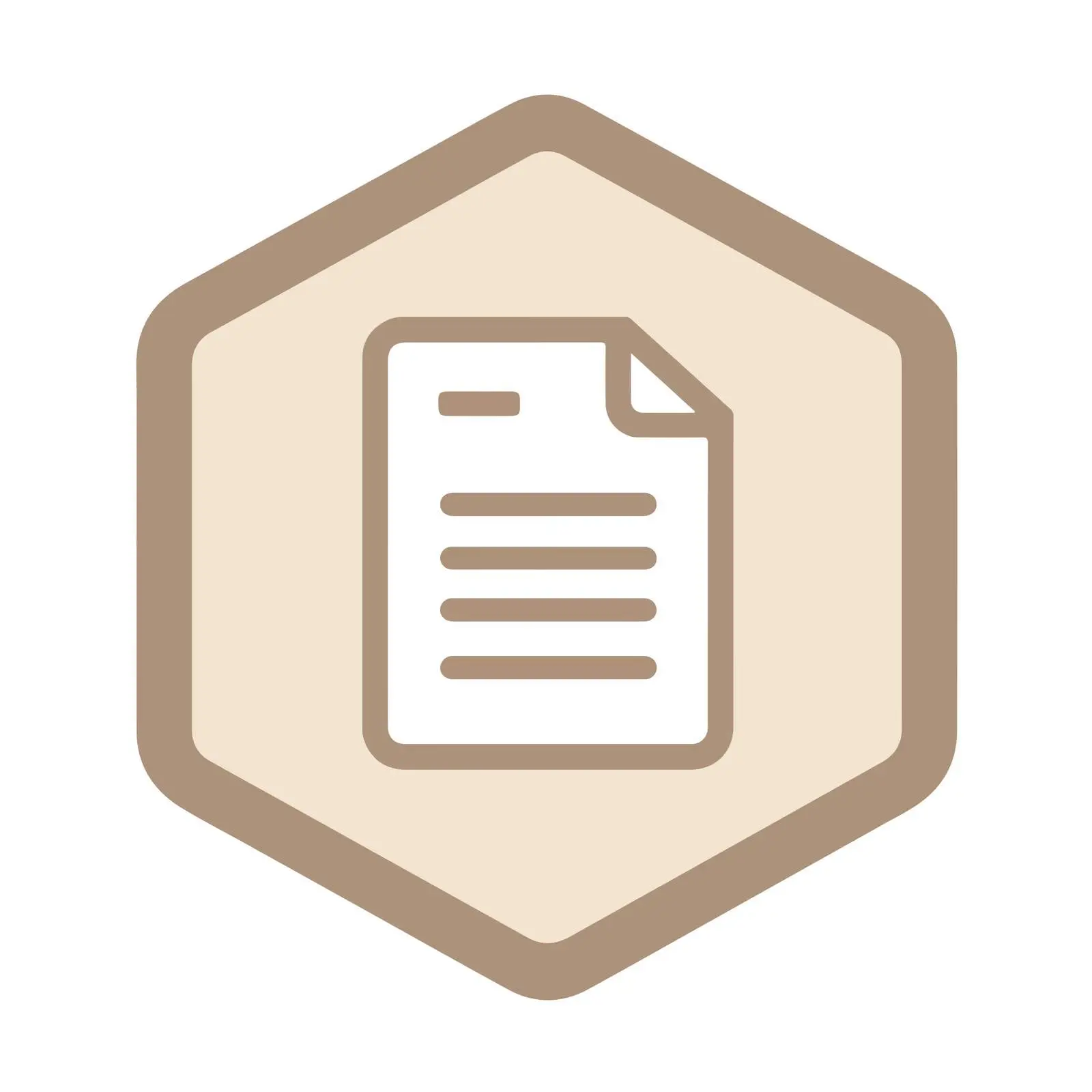 Outline Text File Icon — free download from Dotvec