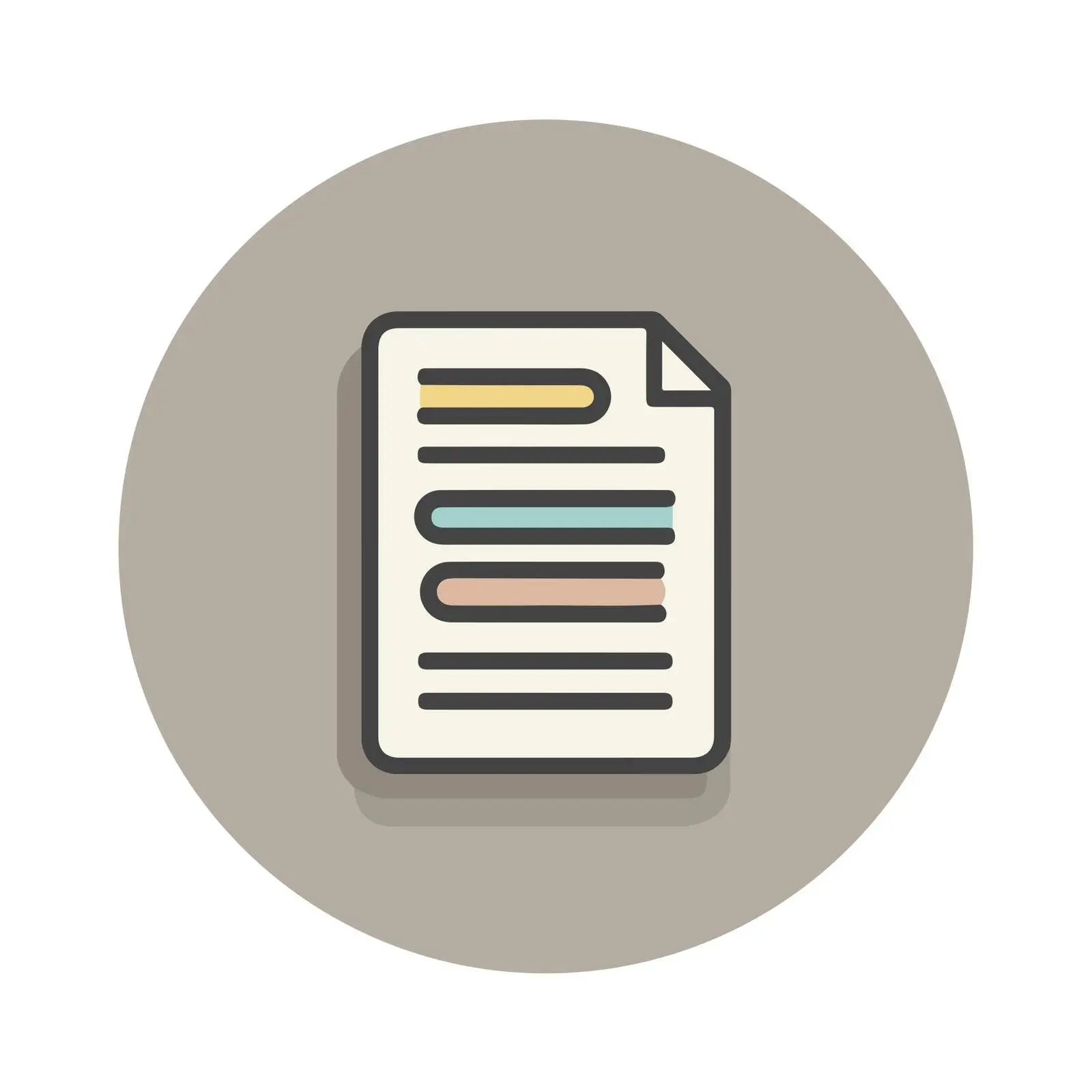 Text File Icon Design — free download from Dotvec