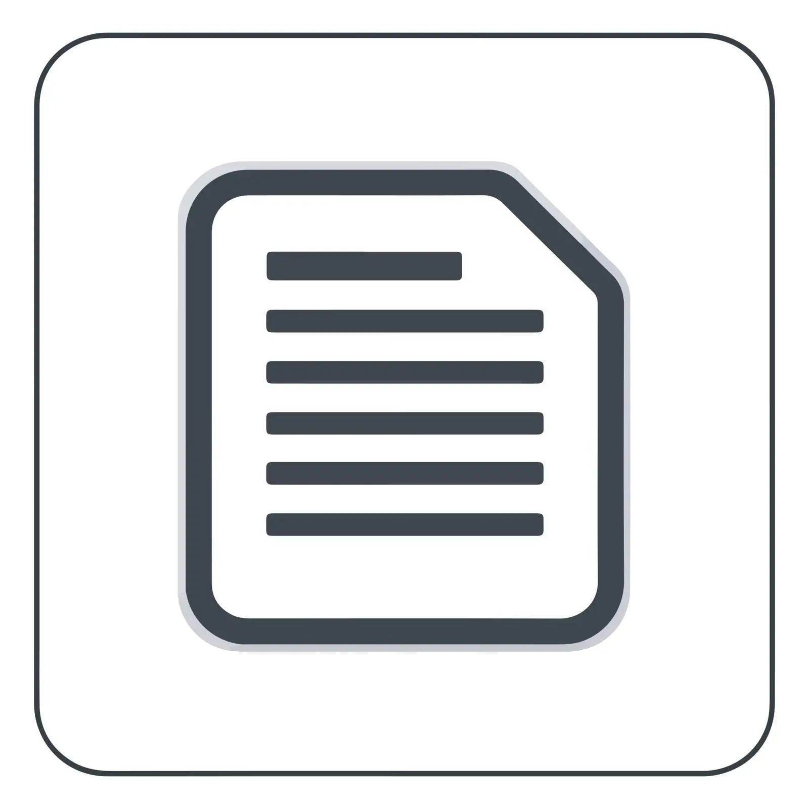 Flat Text File Icon Design — free download from Dotvec