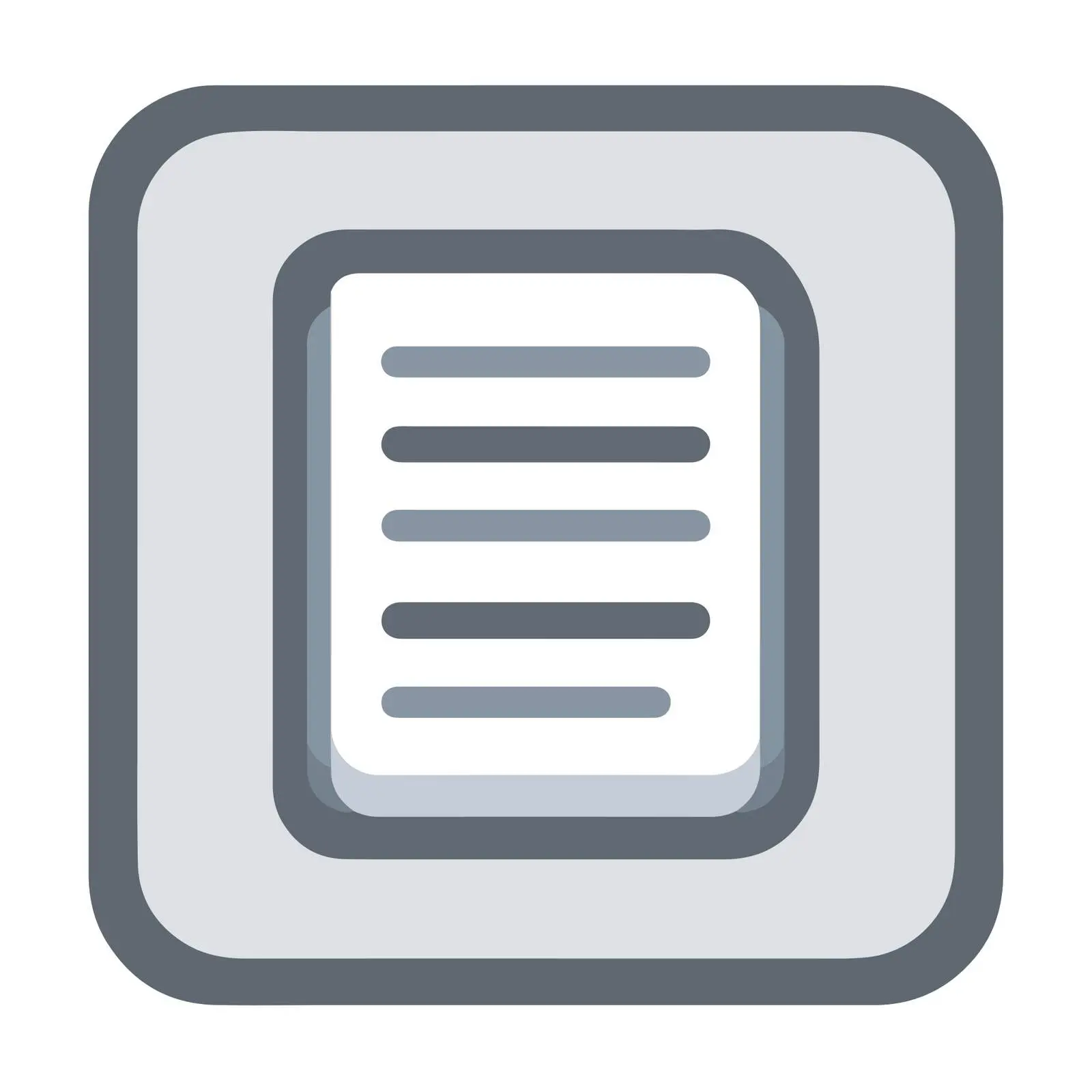 Outline Text File Icon — free download from Dotvec