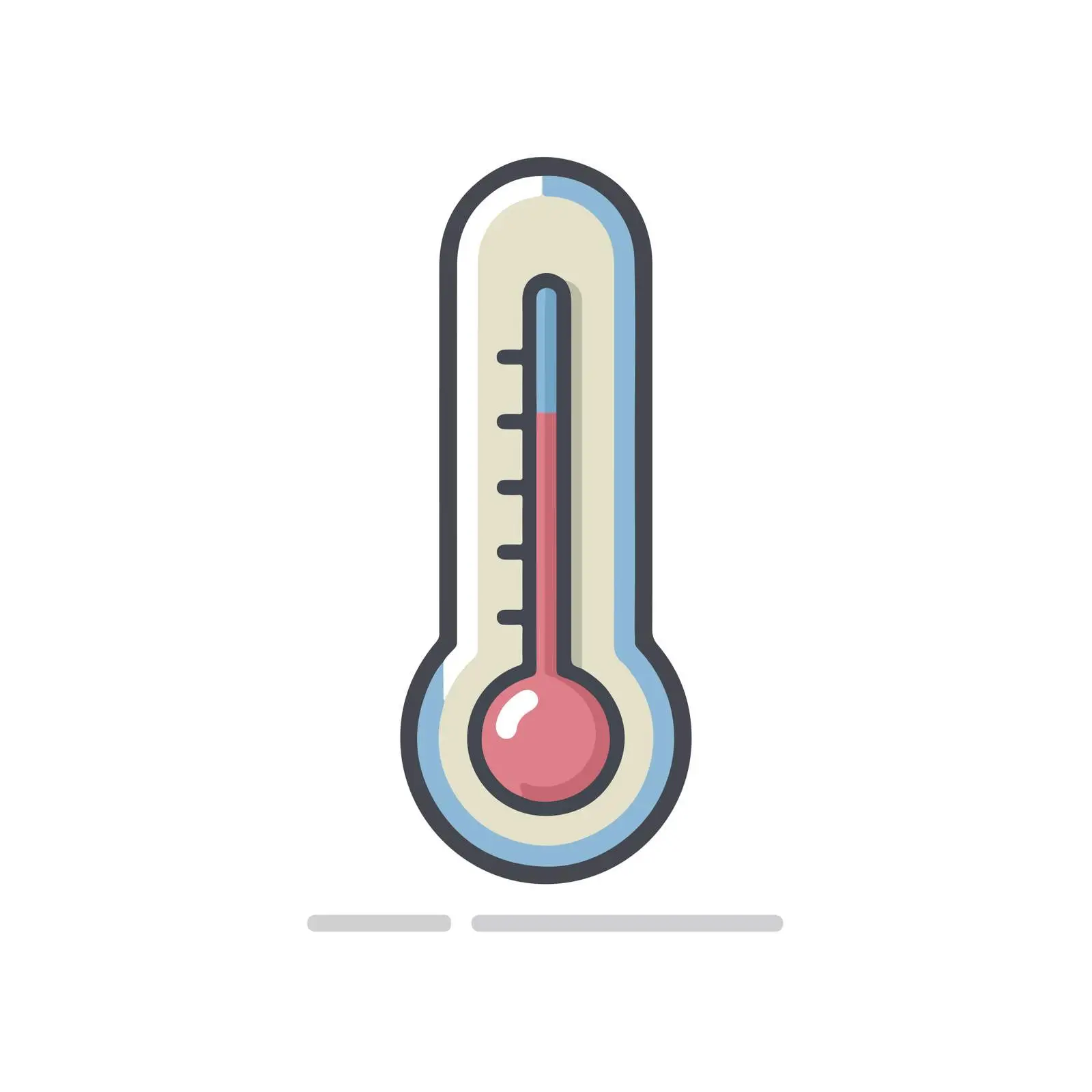 Outline Thermometer Pictogram — free download from Dotvec