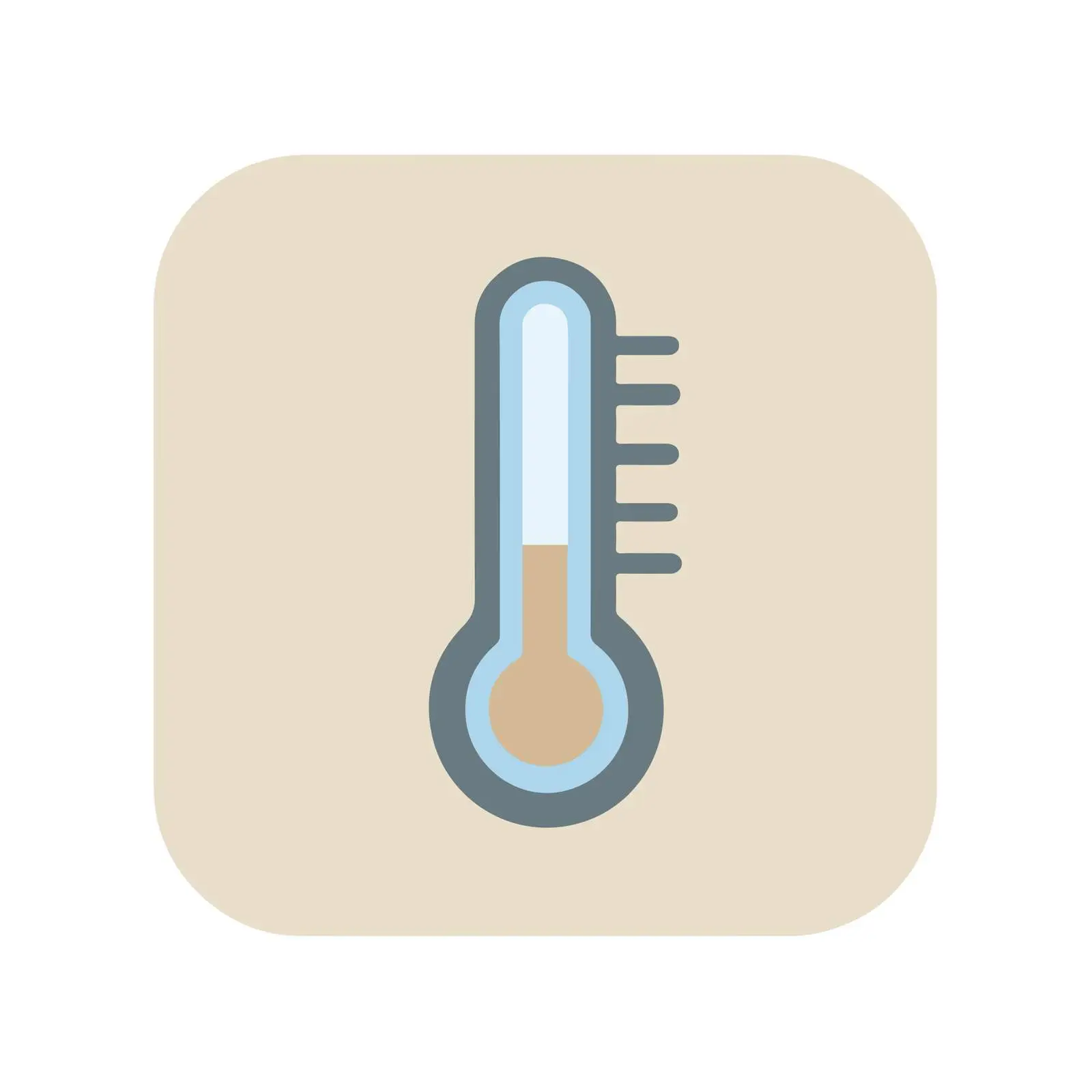 Thermometer Pictogram Style Icon — free download from Dotvec