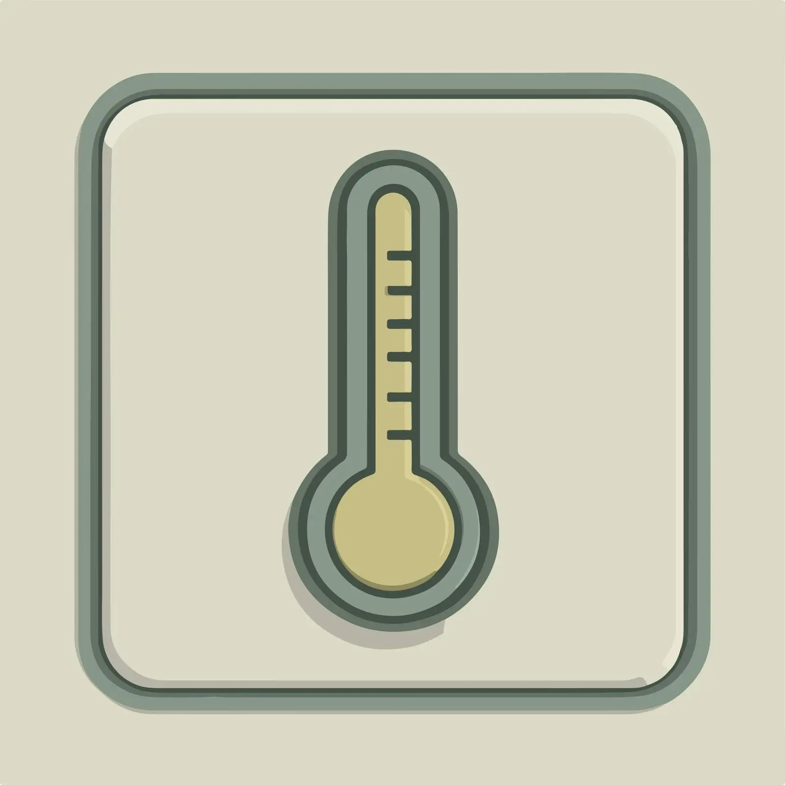 Thermometer Outline Pictogram Icon — free download from Dotvec