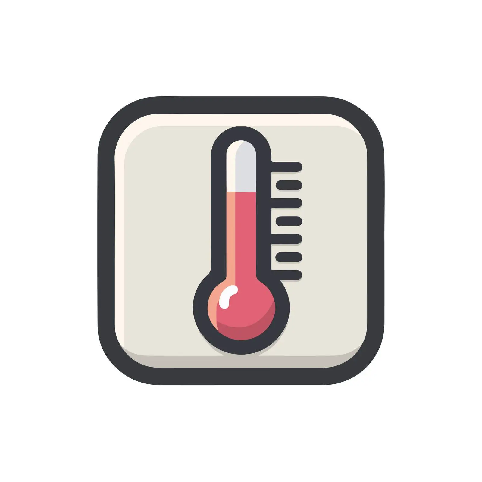 Thermometer Icon for Medical Designs — free download from Dotvec