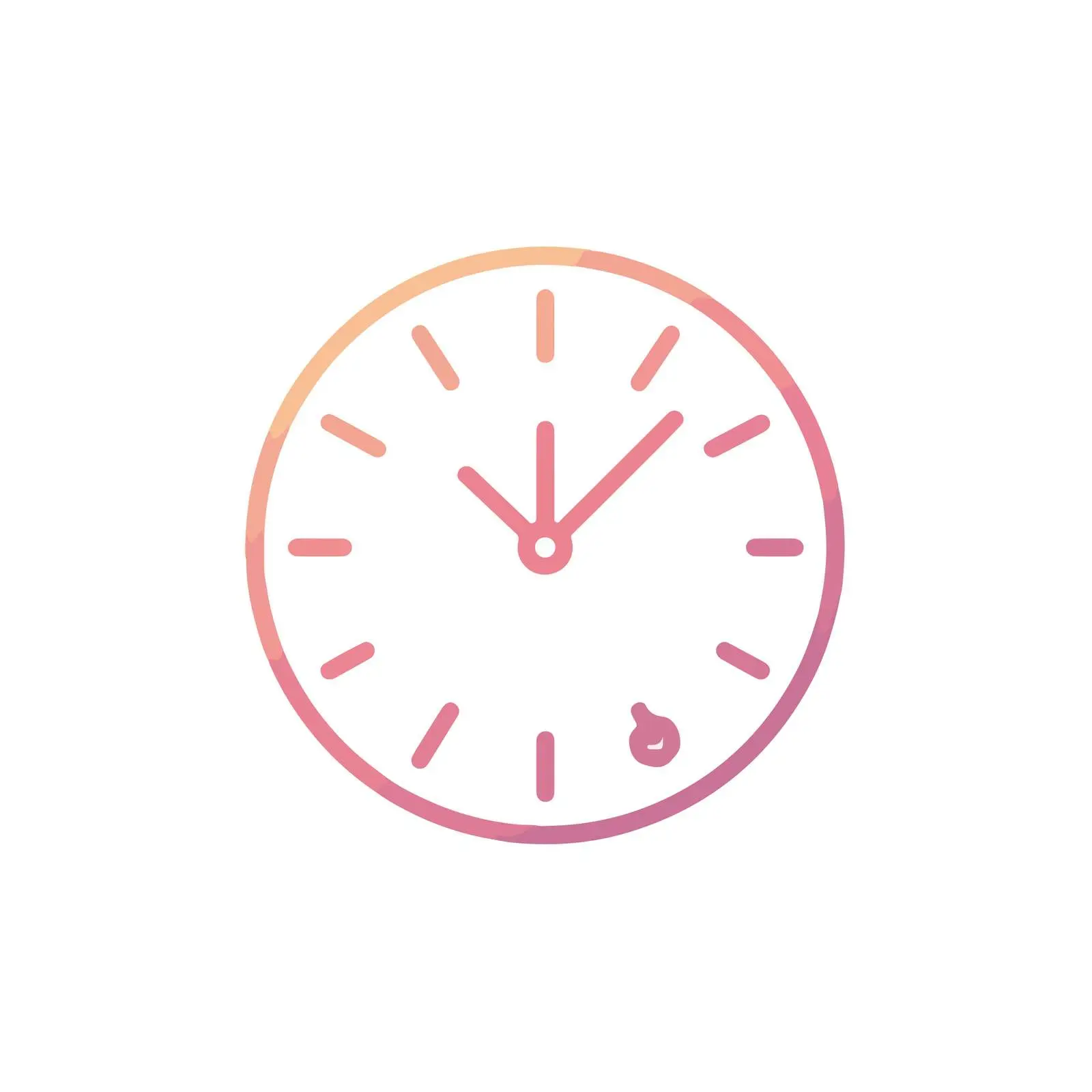Minimal Time Management Icon — free download from Dotvec