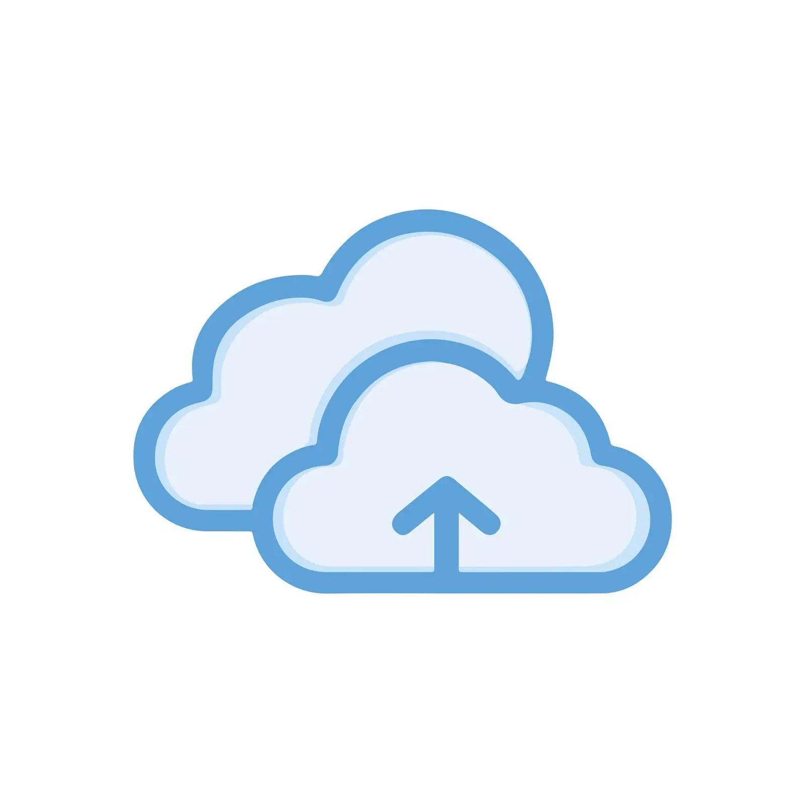 Upload Cloud Icon Pictogram Style — free download from Dotvec