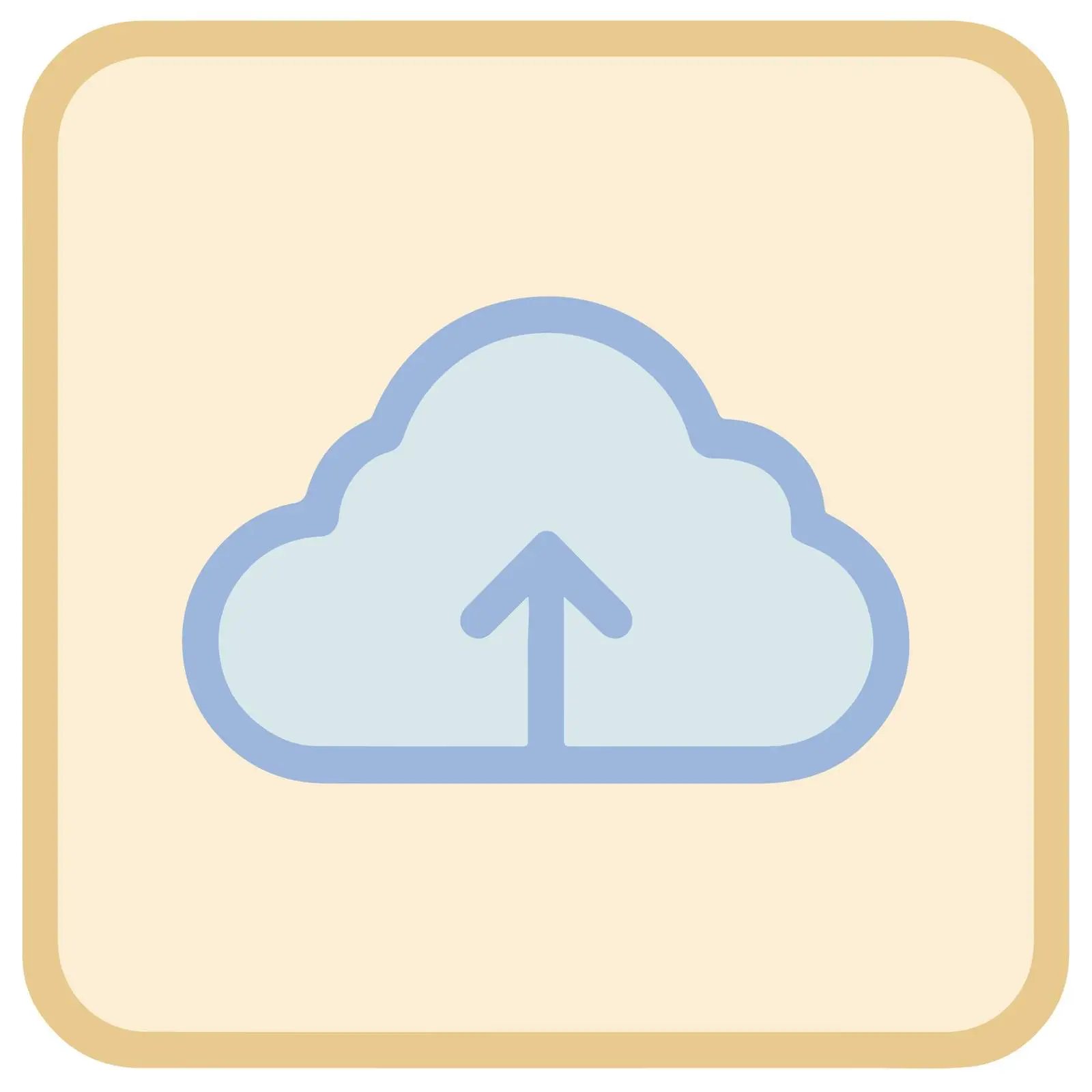 Upload Cloud Flat Design Icon — free download from Dotvec