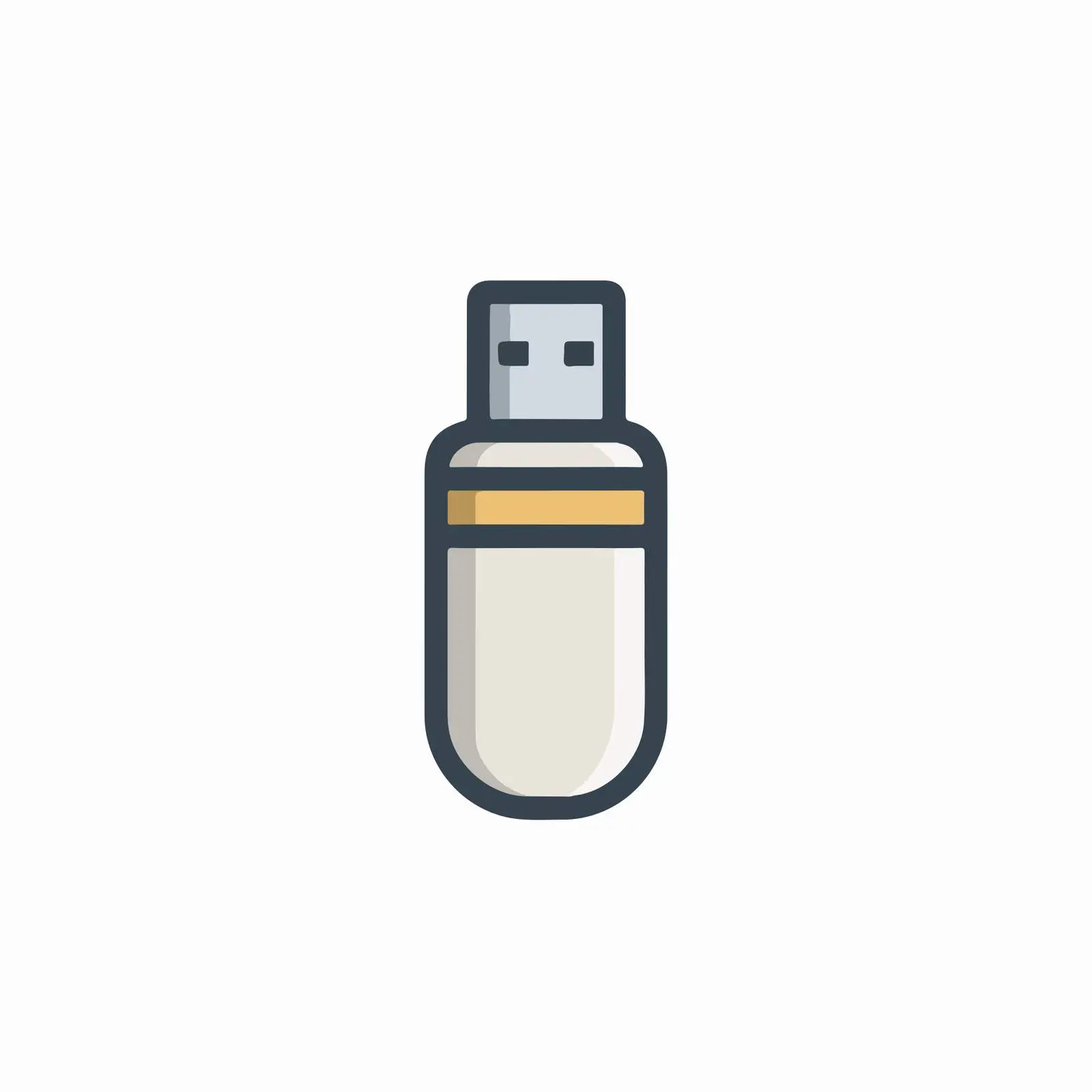 USB Drive Clean UI Icon — free download from Dotvec