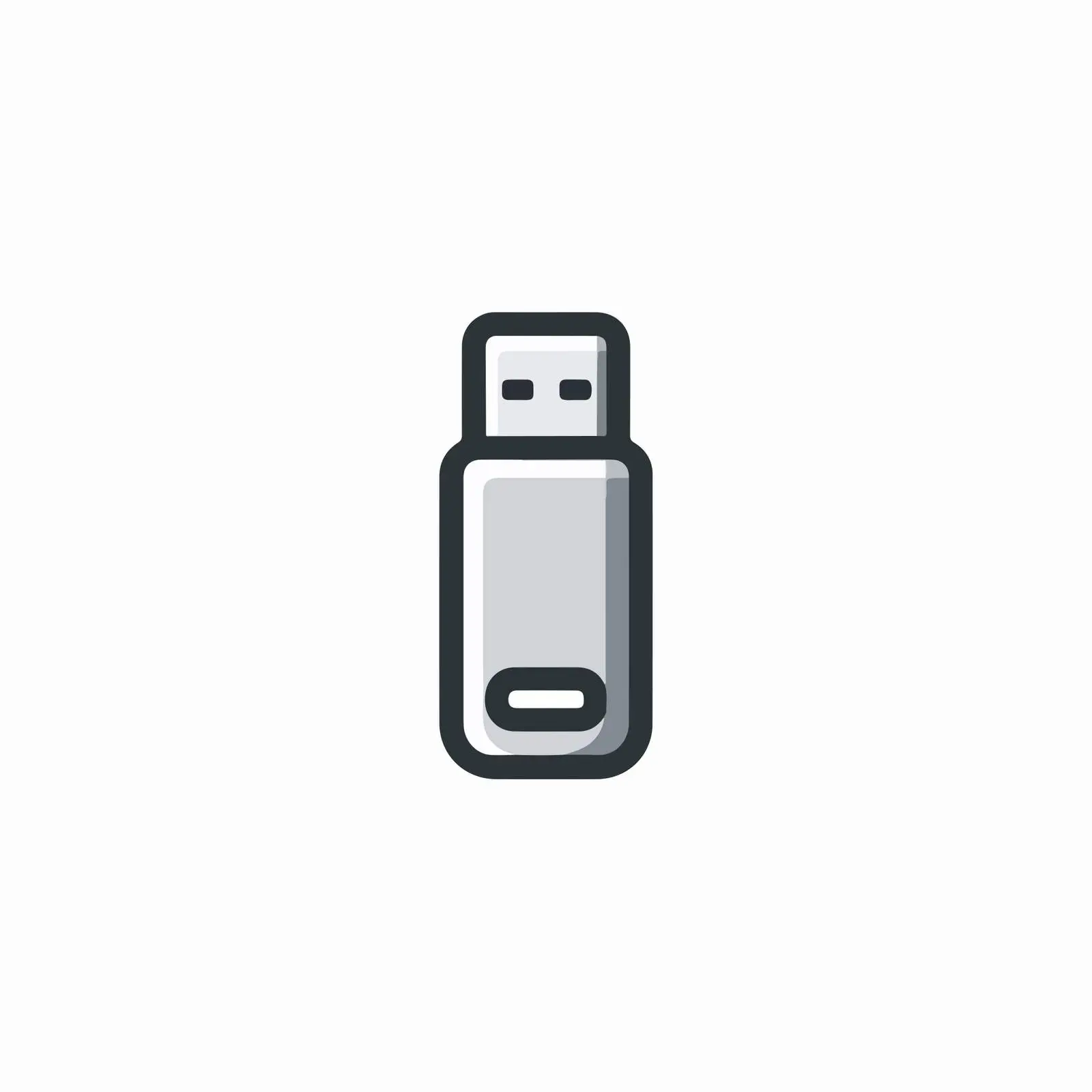 USB Drive Icon for Clean UI — free download from Dotvec
