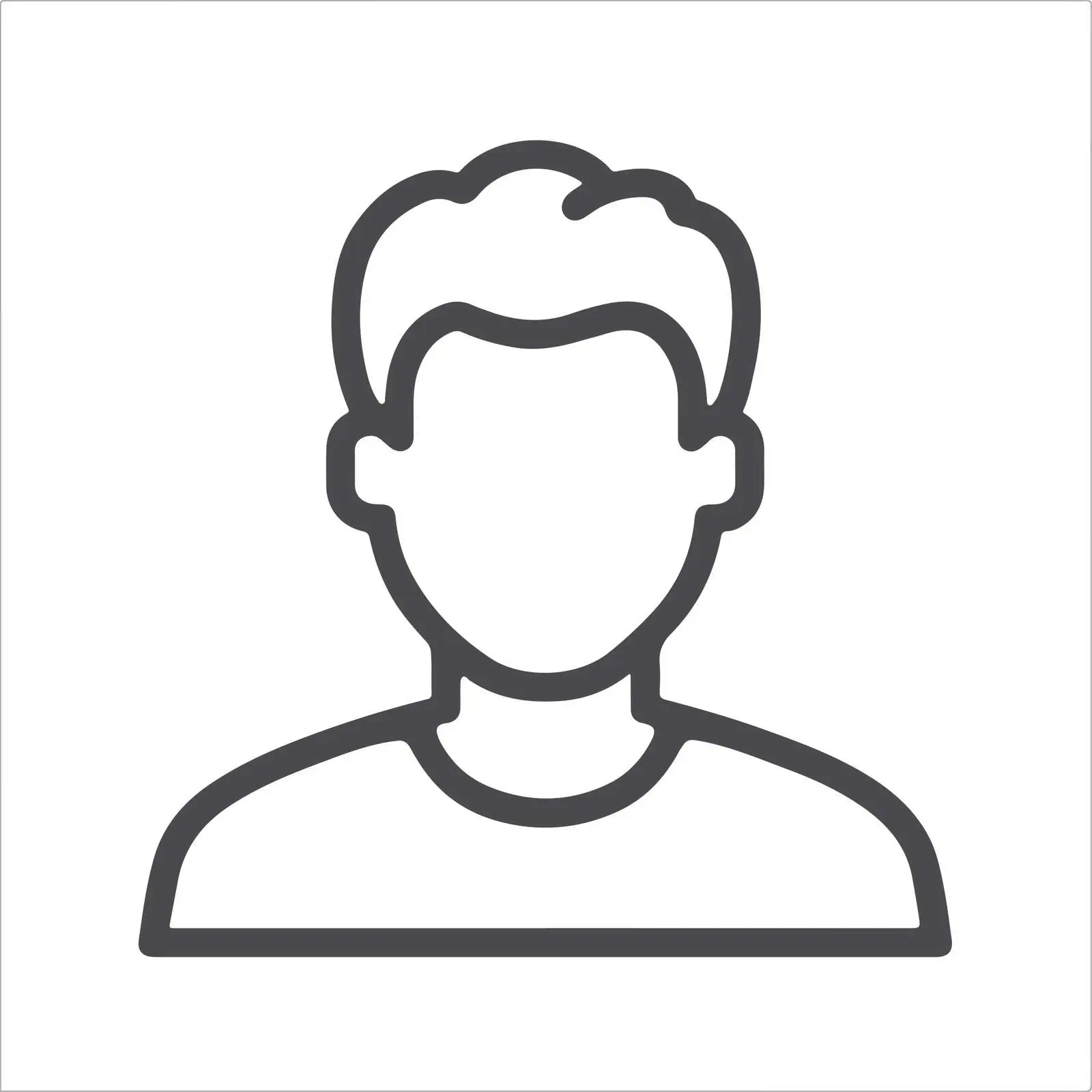 Minimalist User Profile Icon — free download from Dotvec