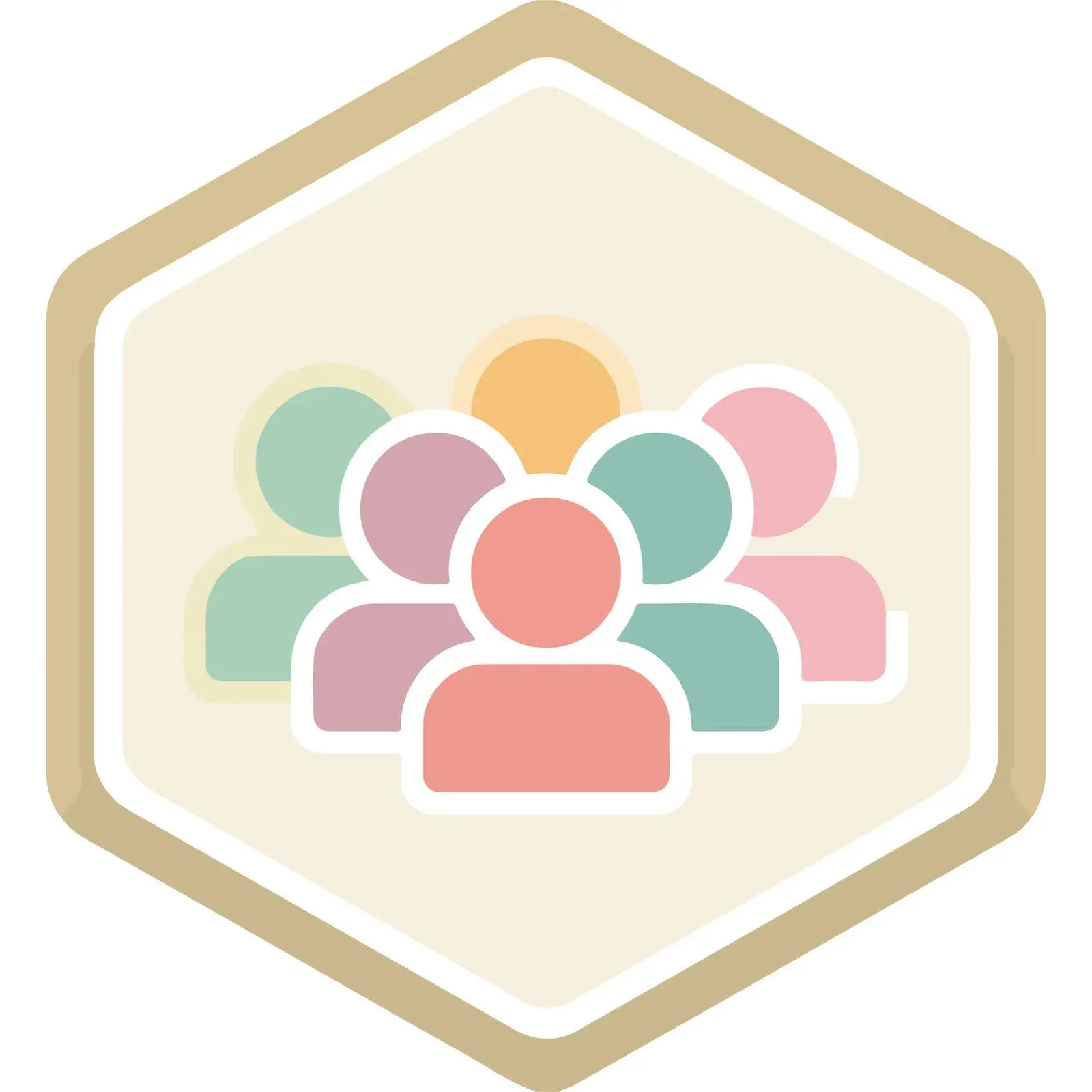 Minimalist Users Group Icon — free download from Dotvec